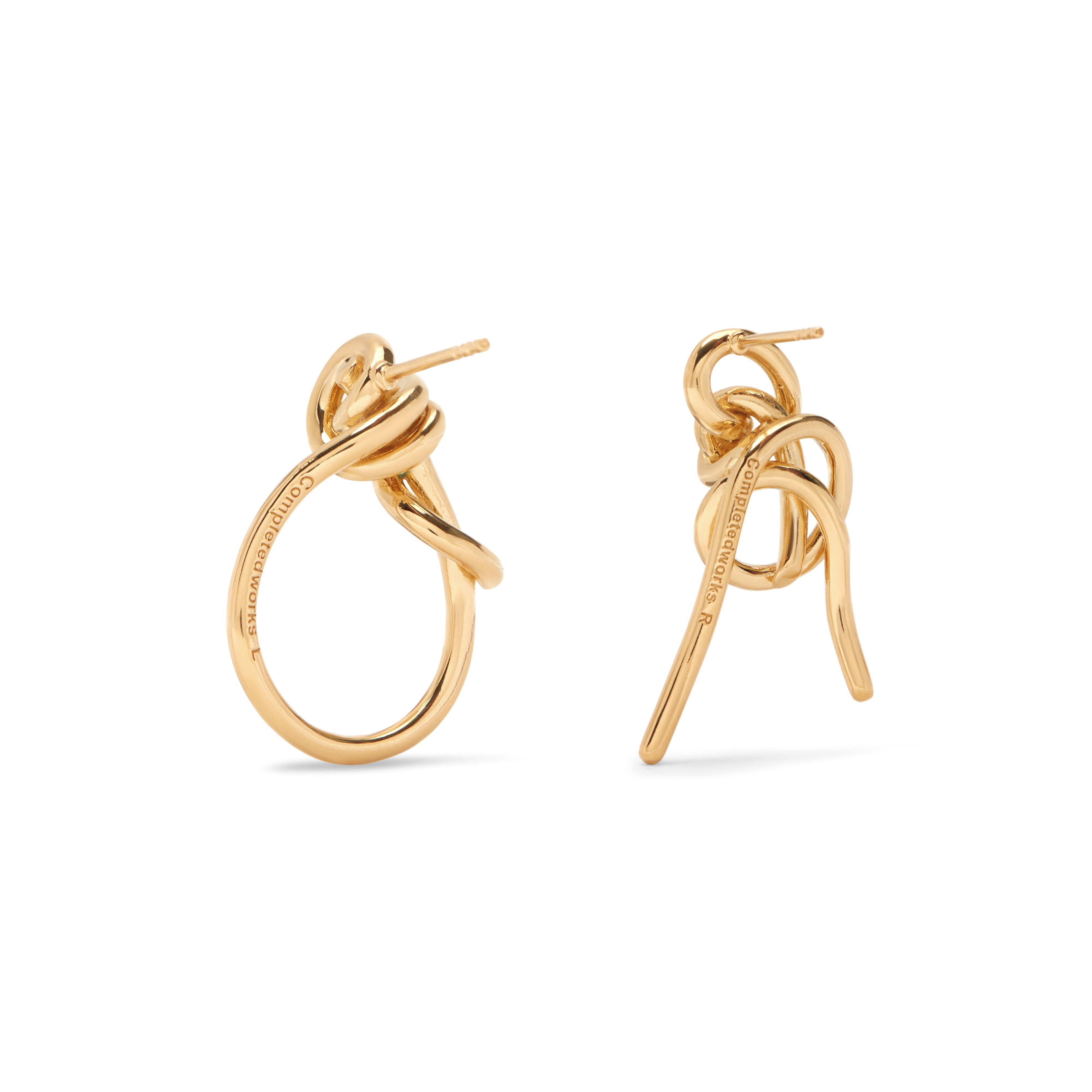 Completedworks Completed Works - DSM Exclusive Knotted Earrings - (Yellow Gold)