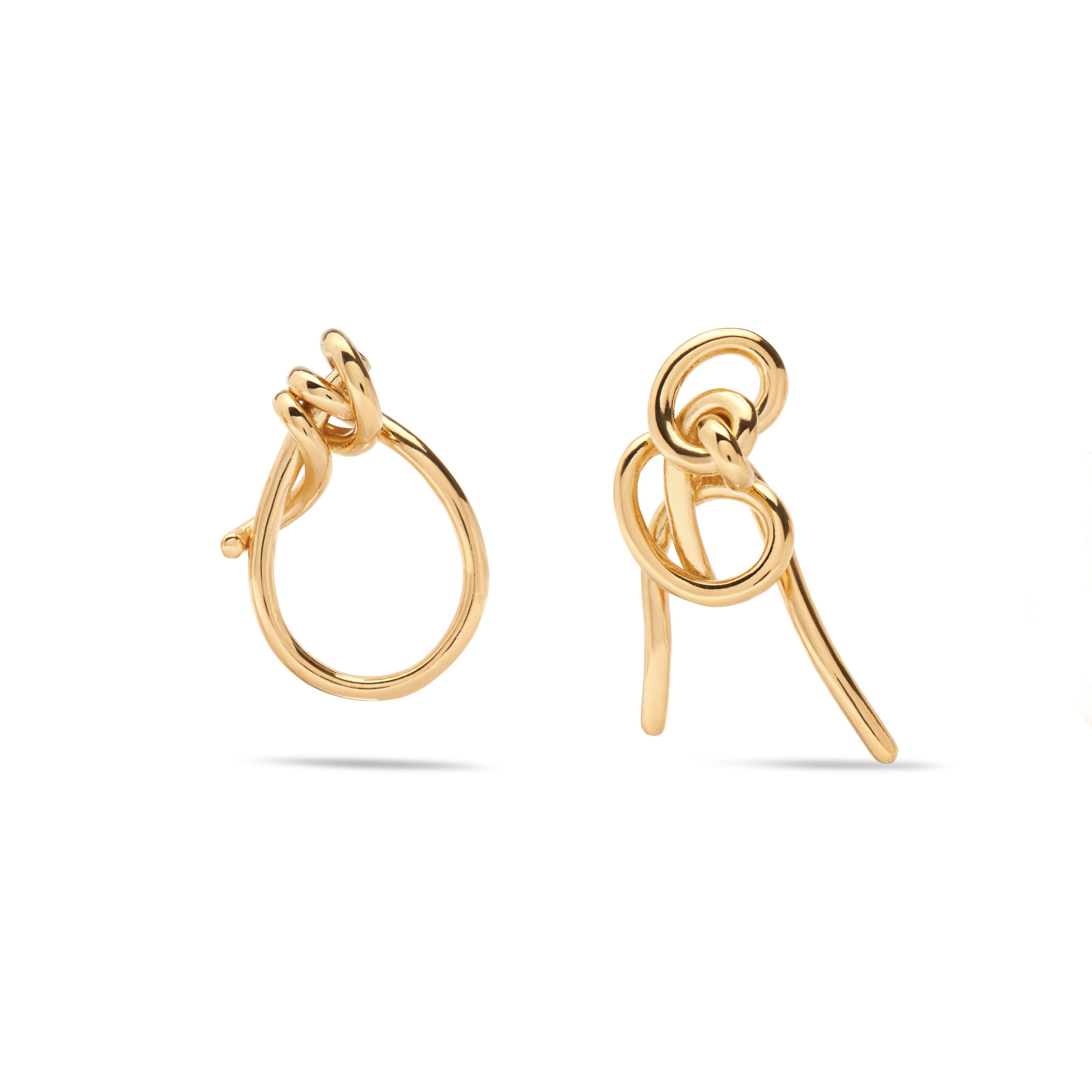 Completedworks Completed Works - DSM Exclusive Knotted Earrings - (Yellow Gold)