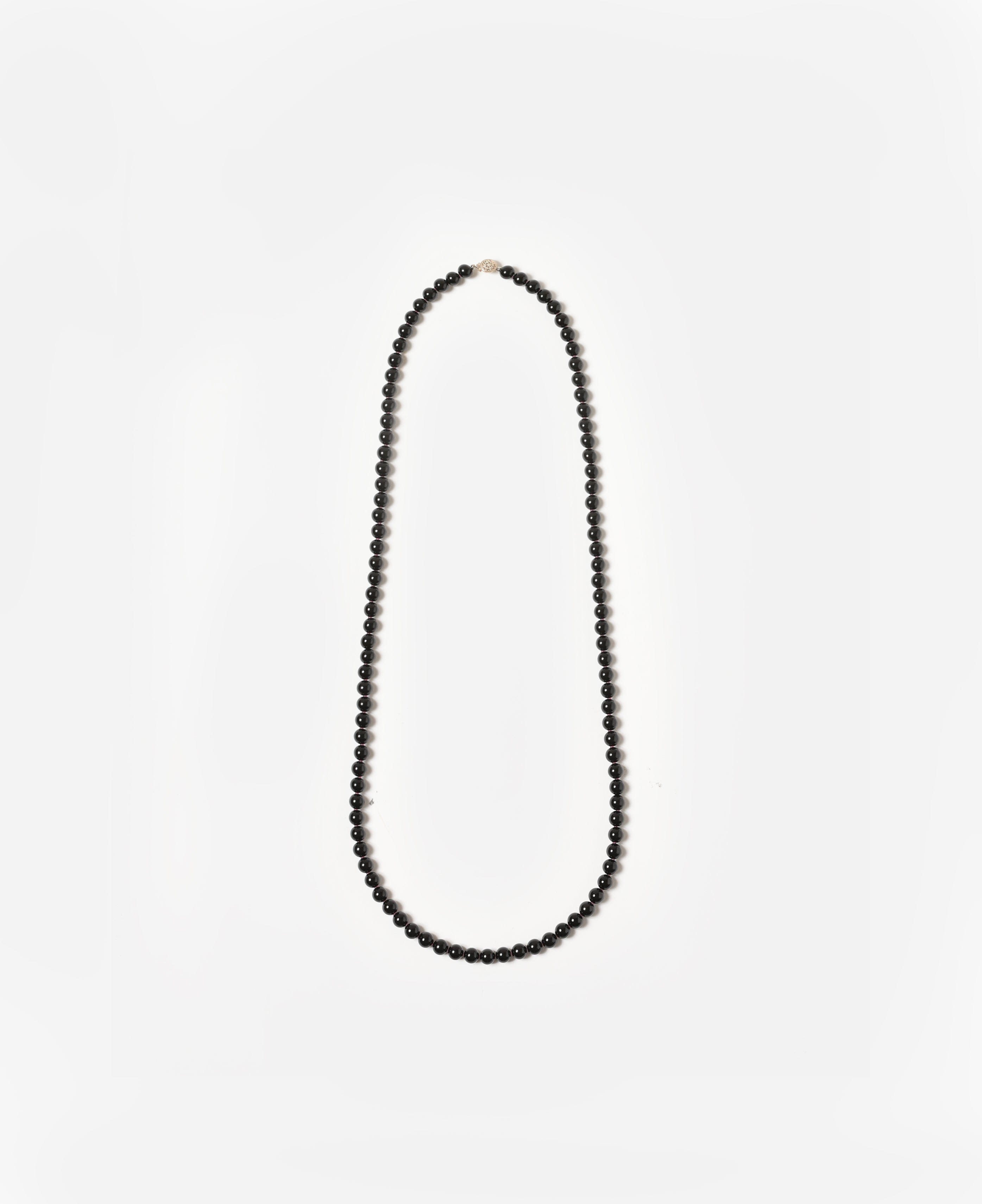 Needles Necklace - Black Onyx (Black)