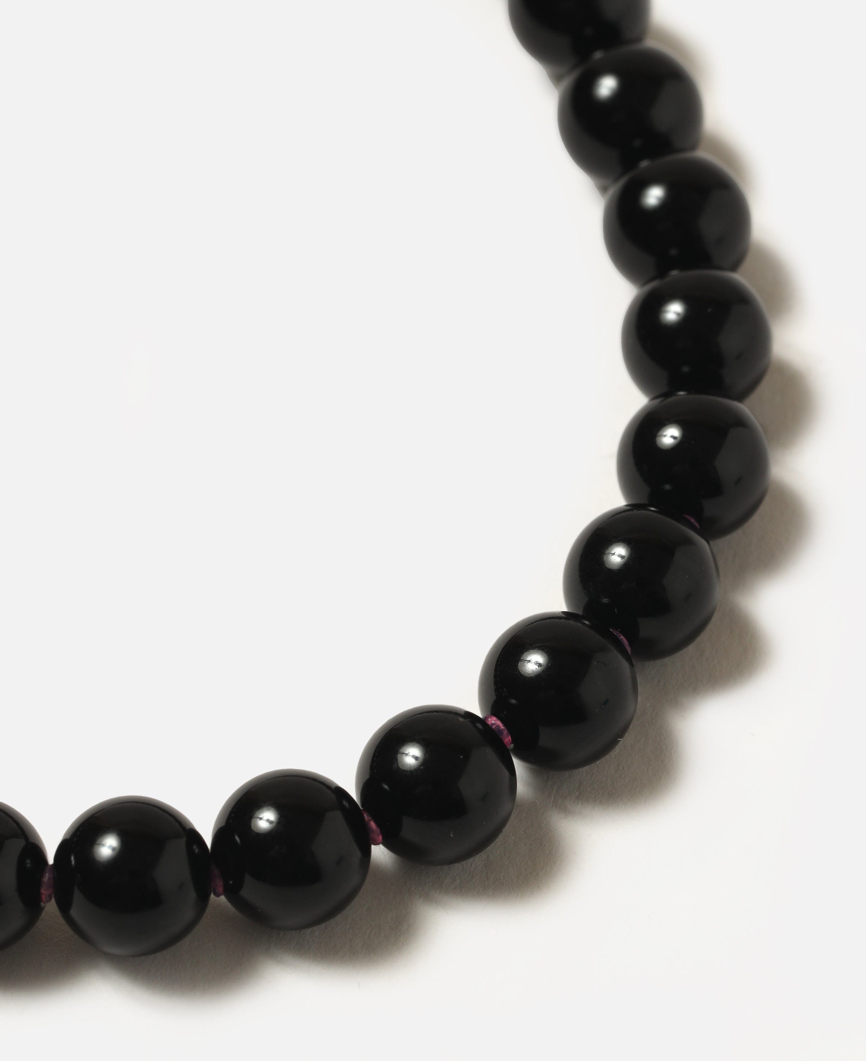 Needles Necklace - Black Onyx (Black)
