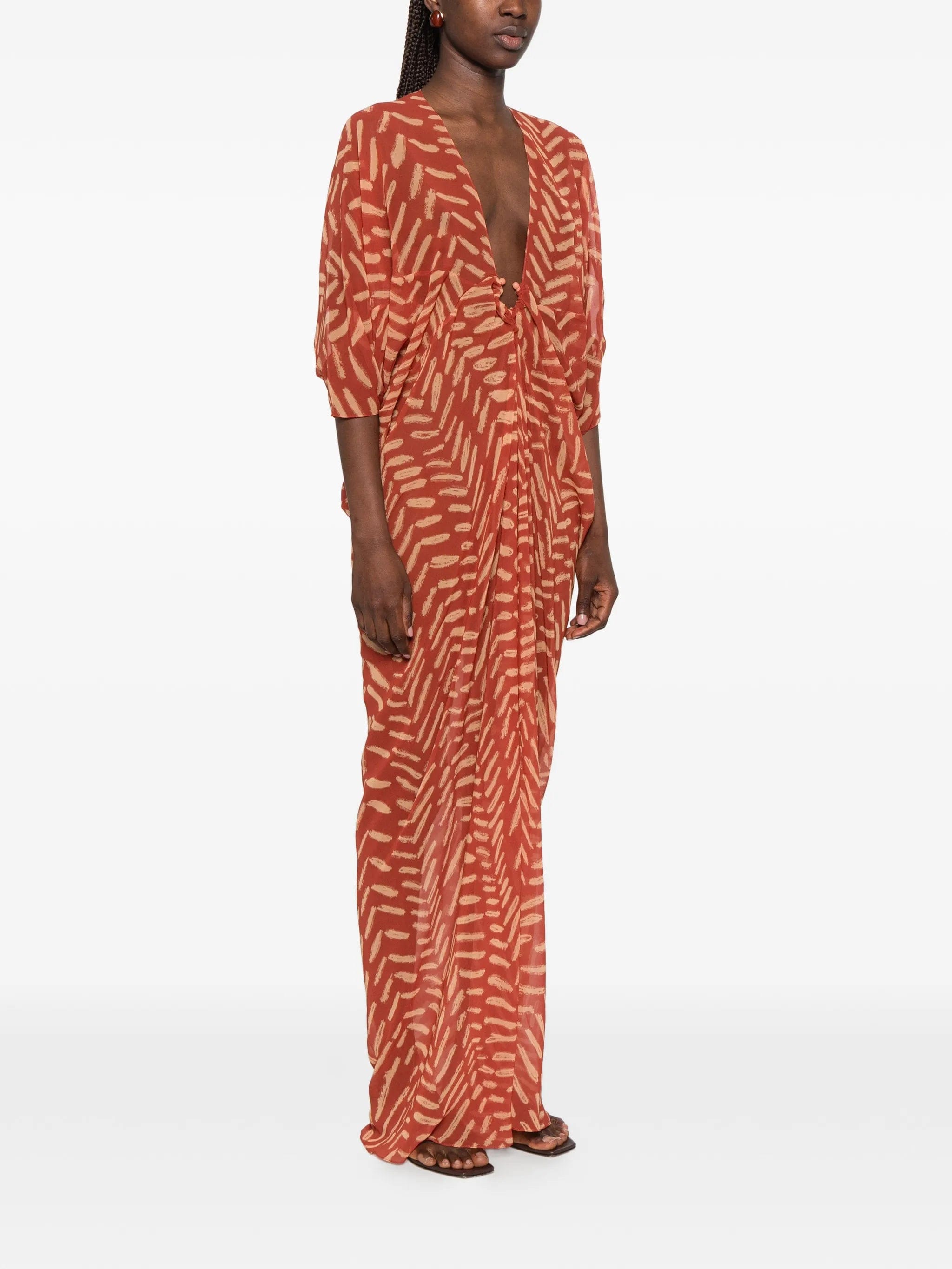 Johanna Ortiz Sensory Tapestry tunic maxi dress