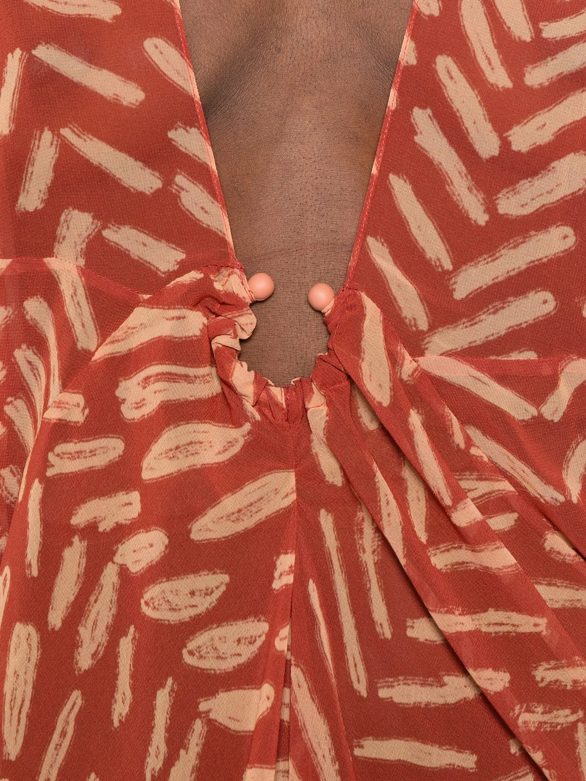 Johanna Ortiz Sensory Tapestry tunic maxi dress