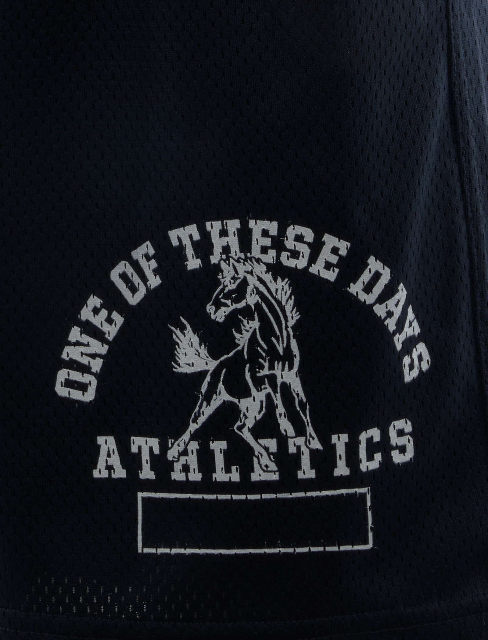 ONE of THESE DAYS MUSTANG ATHLETICS MESH SHORTS