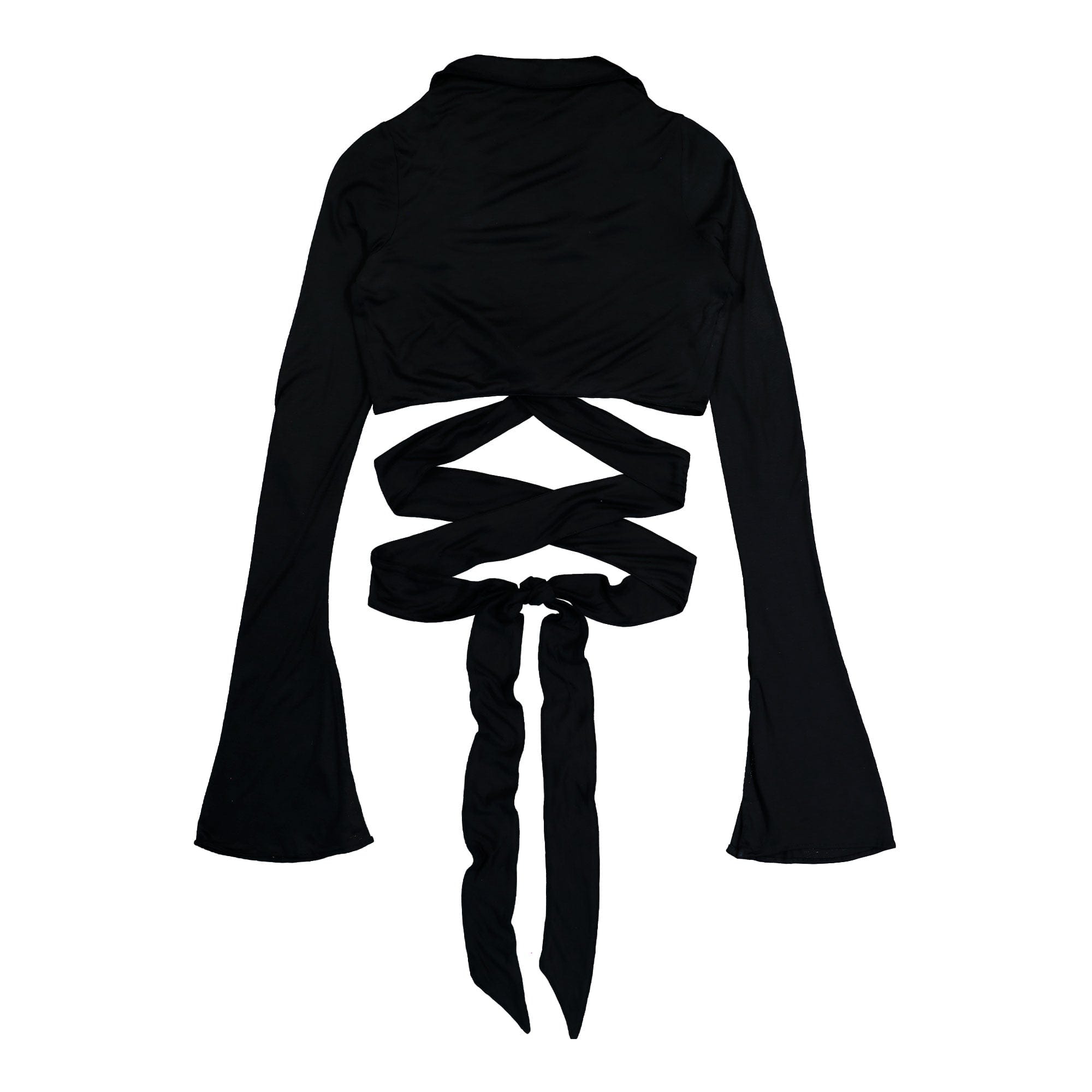 AWGE Cropped Wrap Shirt