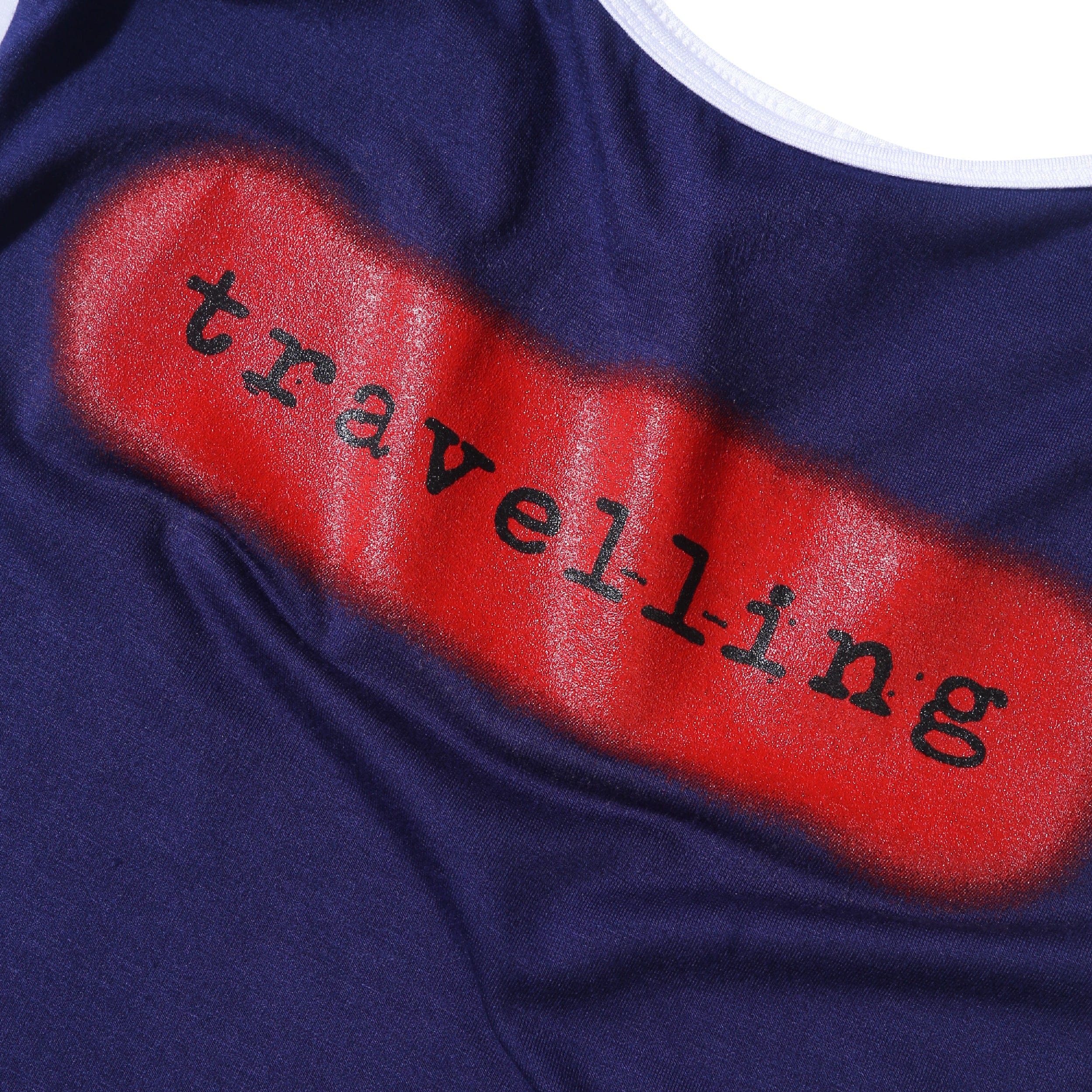 Travelling God On Travelling Tank Top - Navy