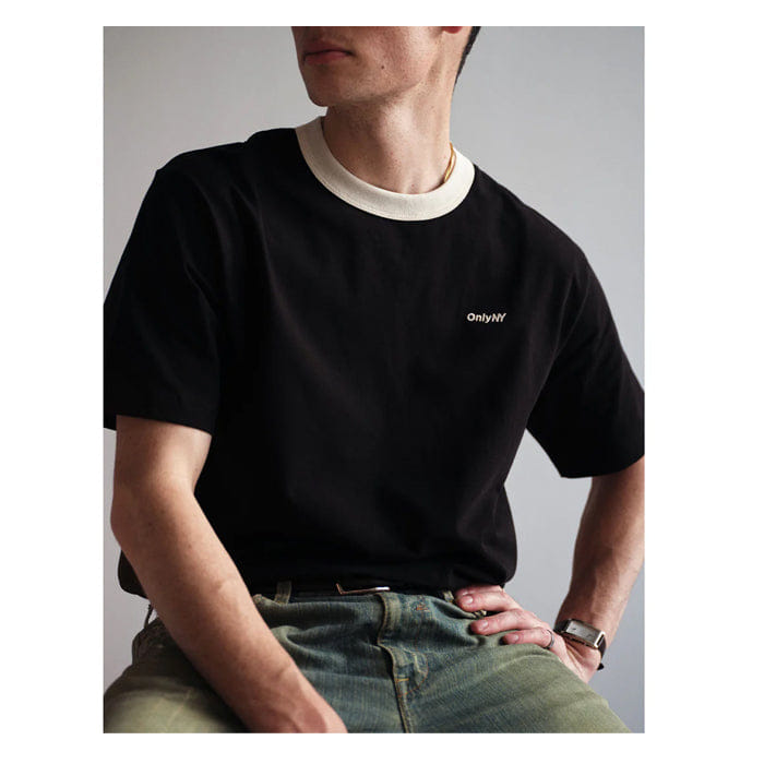ONLY NY CORE LOGO RINGER T-Shirt