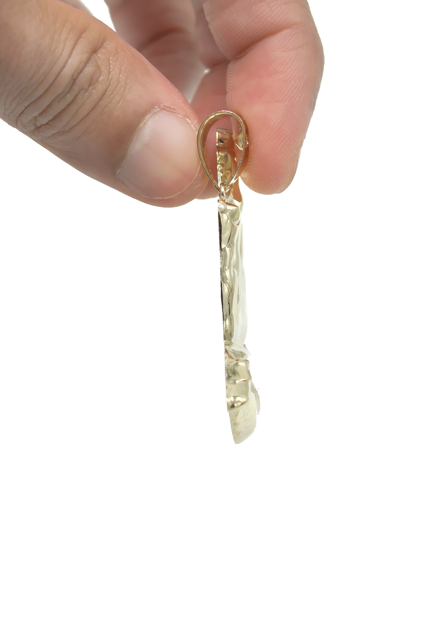 Manufacturer 1 10K Gold Praying Hands Pendant | Customizable Size