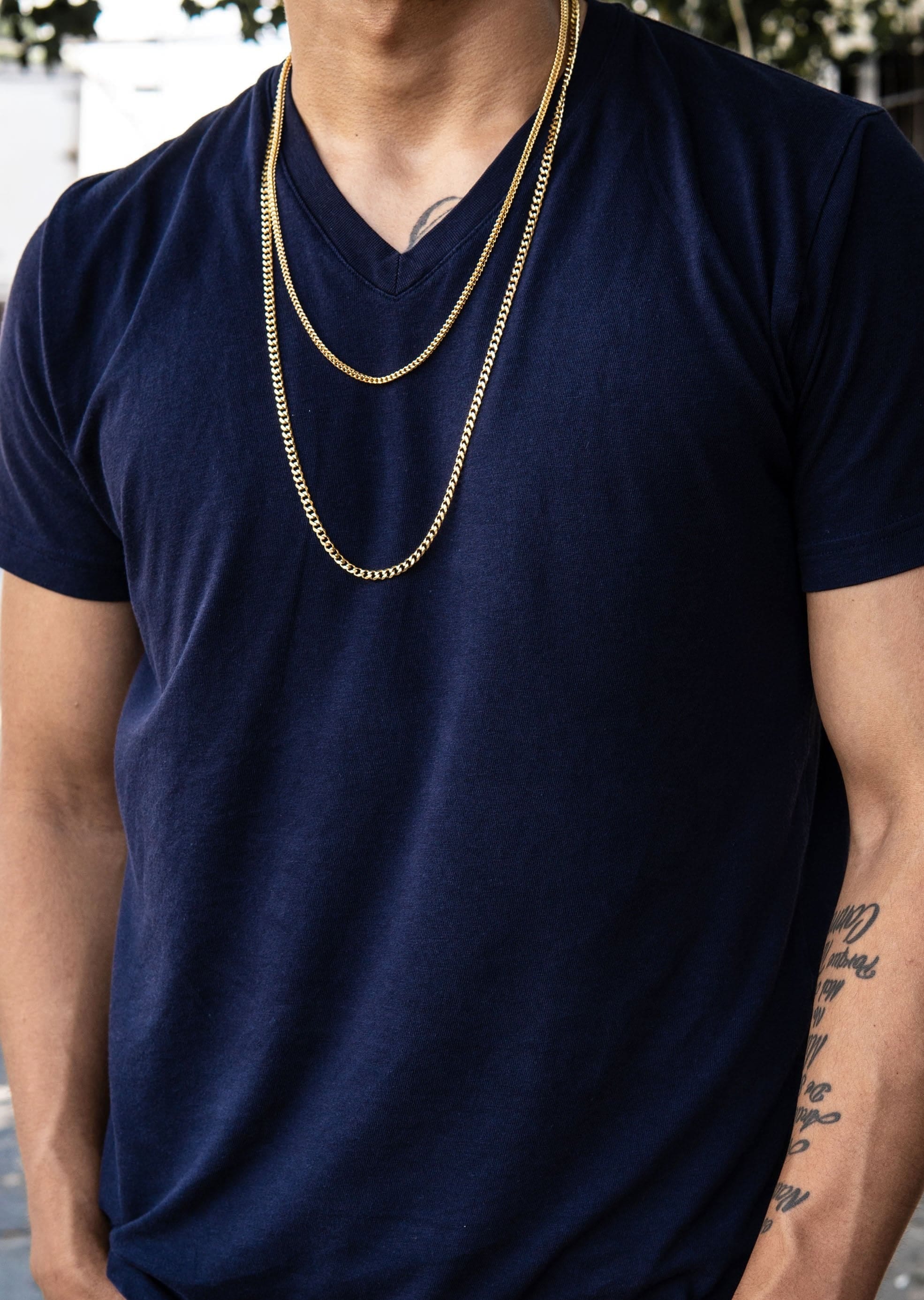 Manufacturer 30 Gold Plated Cuban Chain & Franco Chain 4 mm