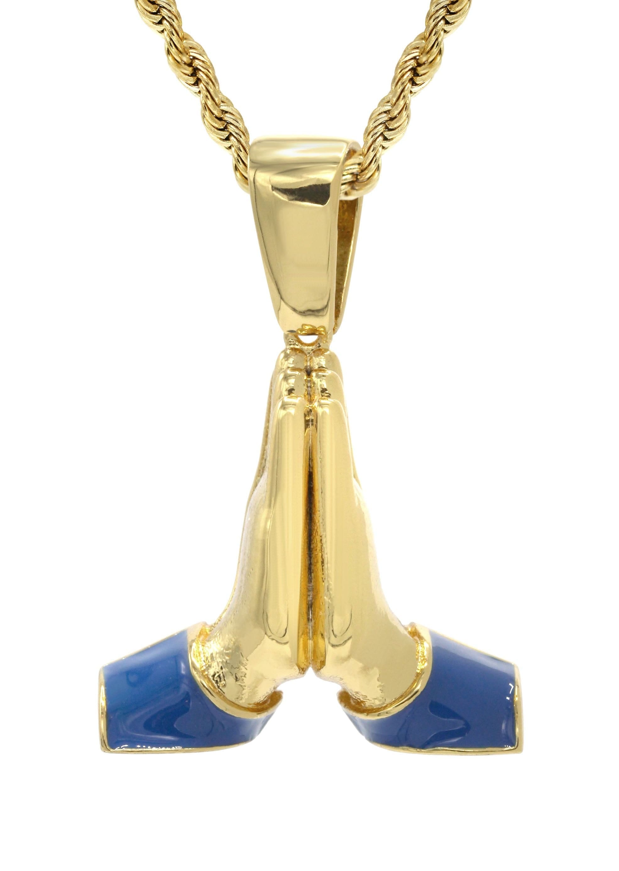 Manufacturer 30 Mens Gold Plated Rope Chain & Emoji Pendant | Appx. 22.2 Grams