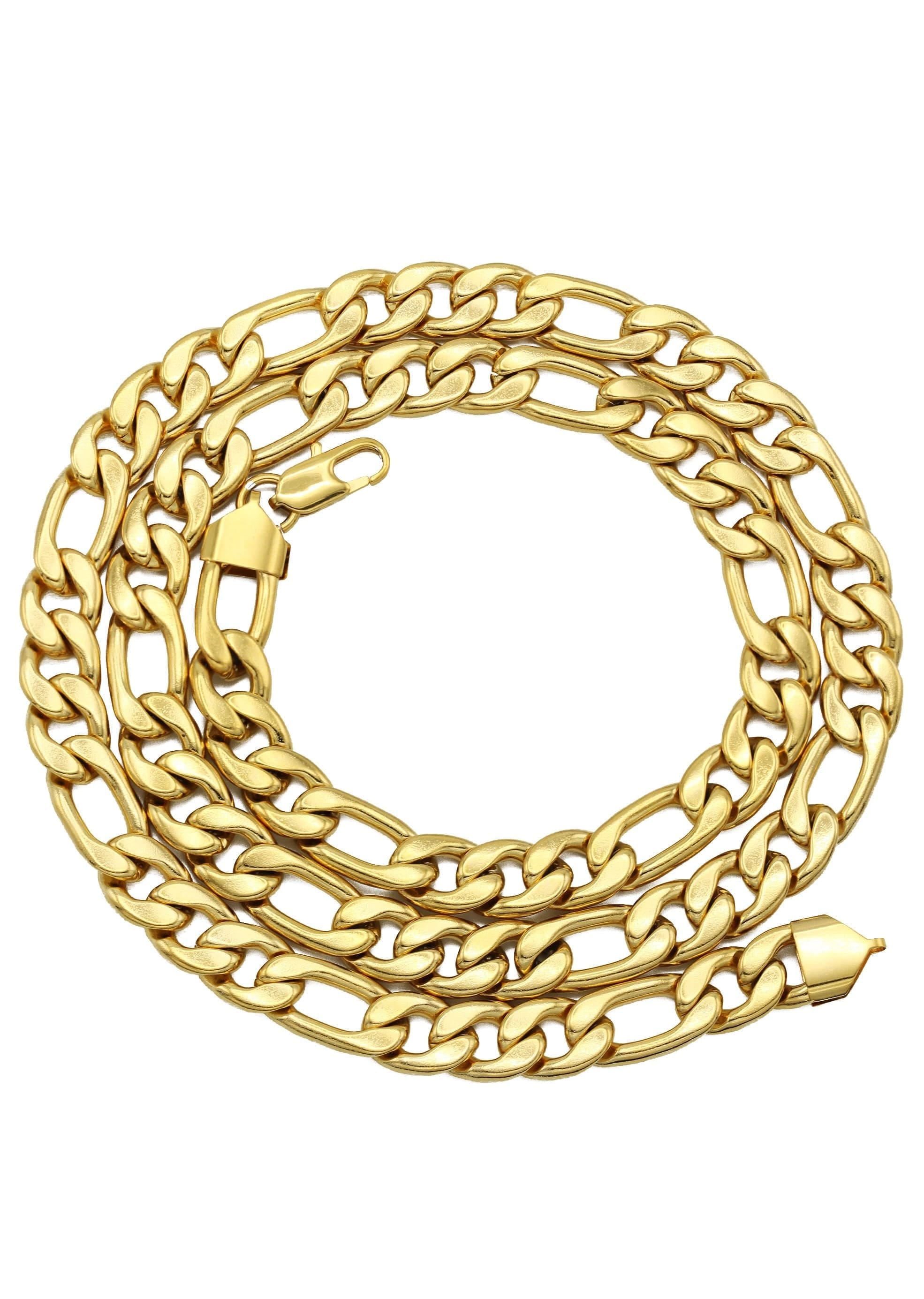Manufacturer 30 Gold Plated Mens Figaro Chain