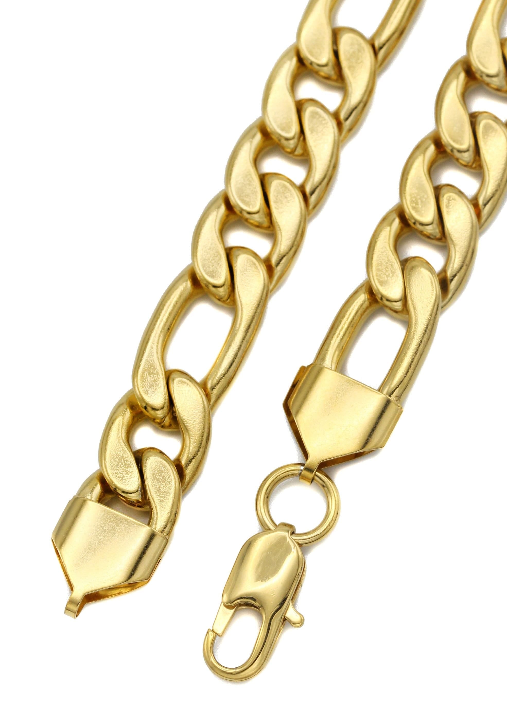 Manufacturer 30 Gold Plated Mens Figaro Chain