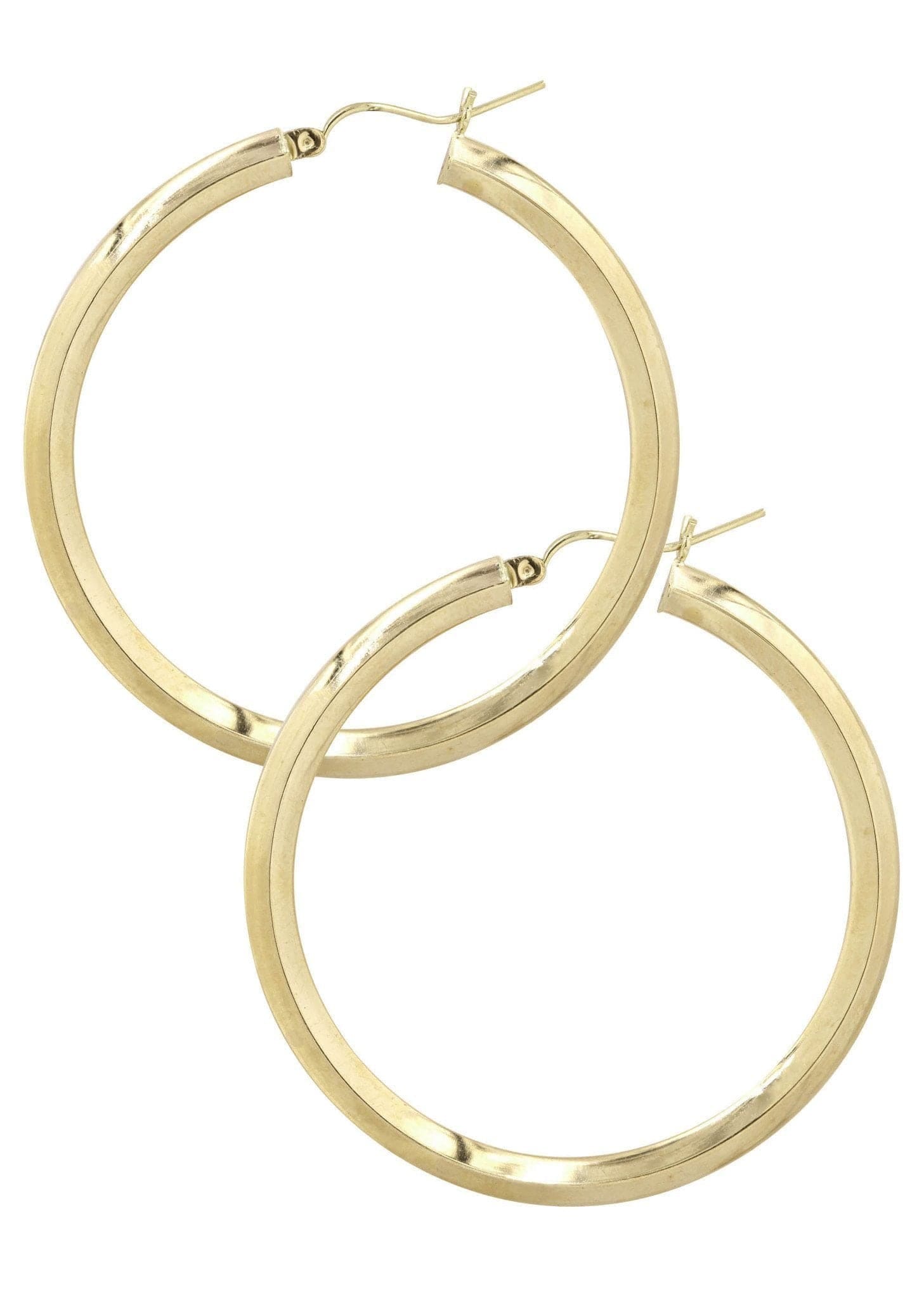 Manufacturer 1 10K Gold Hoop Earrings | Customizable Size