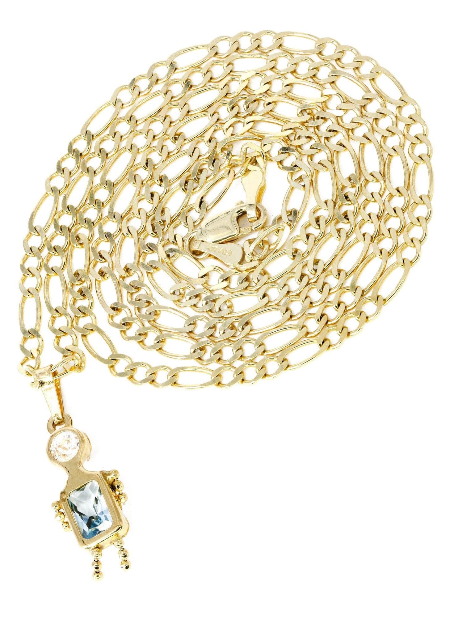Manufacturer 1 10K Yellow Gold Figaro Children Necklace | Appx. 5.8 Grams