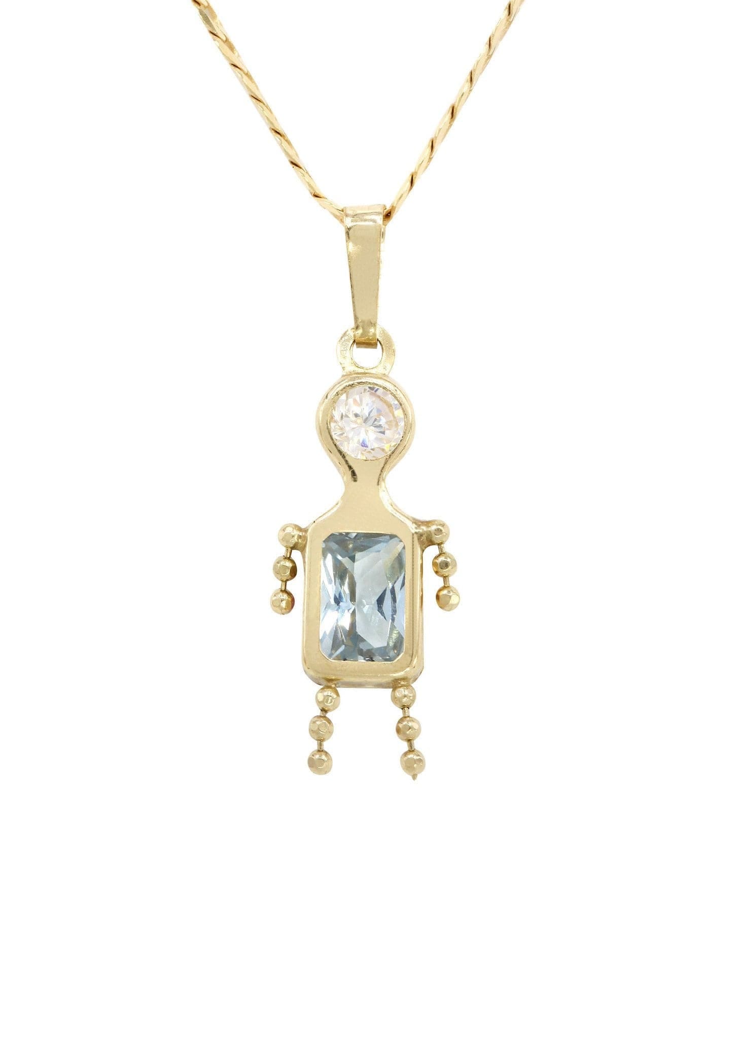 Manufacturer 1 10K Yellow Gold Figaro Children Necklace | Appx. 5.8 Grams