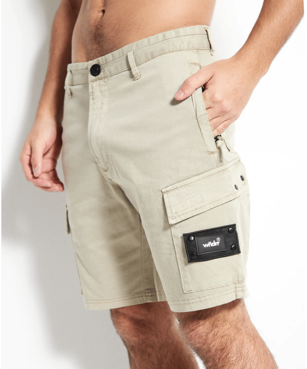 WNDRR Fairfax Cargo Short (Stone)
