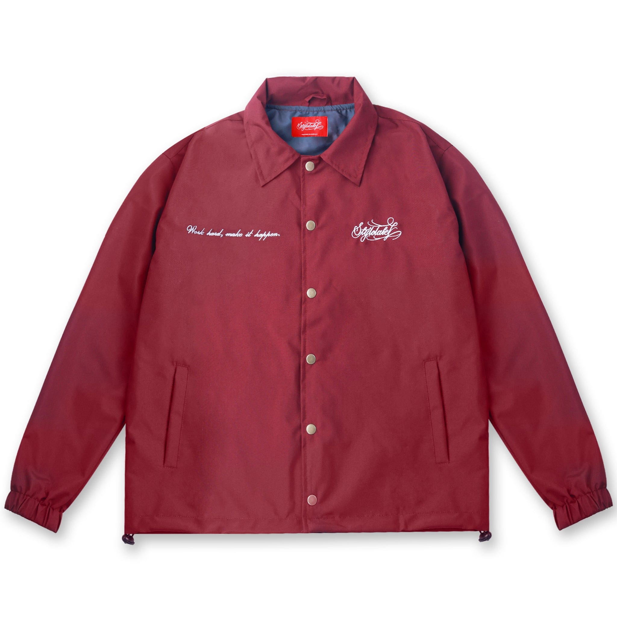 Styl-O Label Coach Jacket (Maroon)