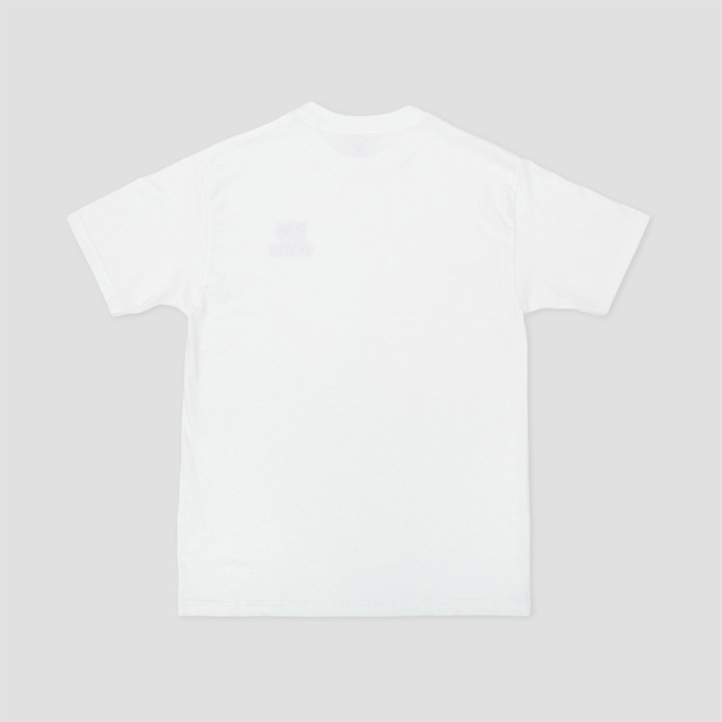 WHITE* Slam City Skates Class Logo T - Shirt White