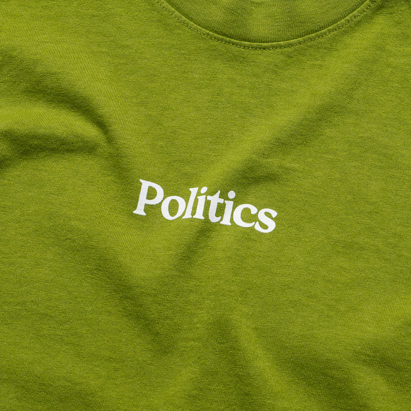 Logo Kids Politics Serif Logo T-Shirt - Celery