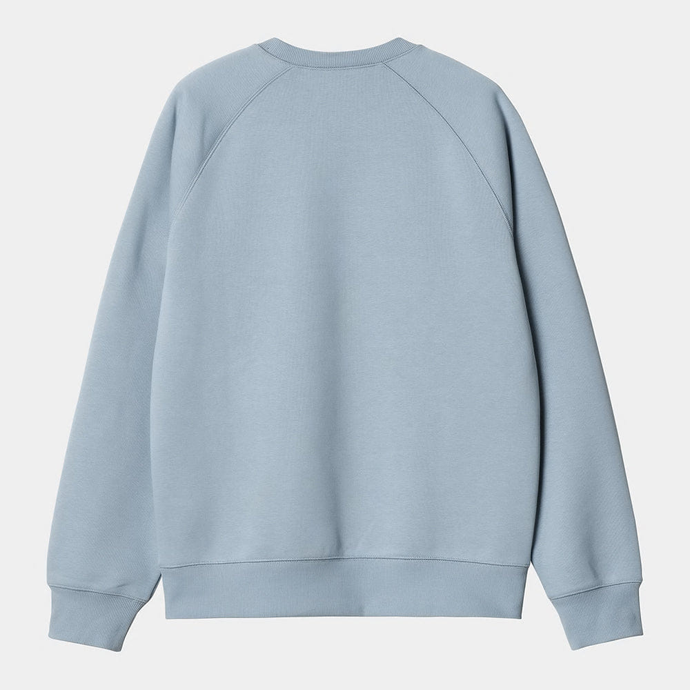 Carhartt Work In Progress Carhartt WIP Chase Crewneck - Frosted Blue / Gold
