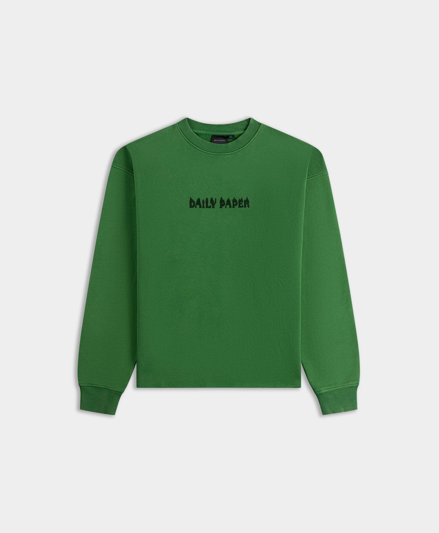 CIRCLE Abundant Green Flame Circle Sweater