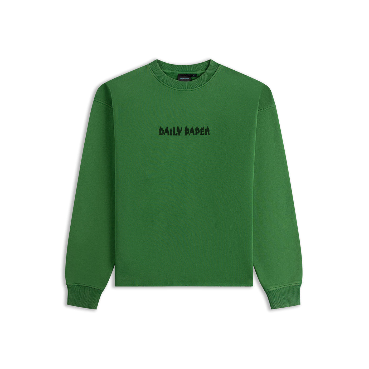 CIRCLE Abundant Green Flame Circle Sweater