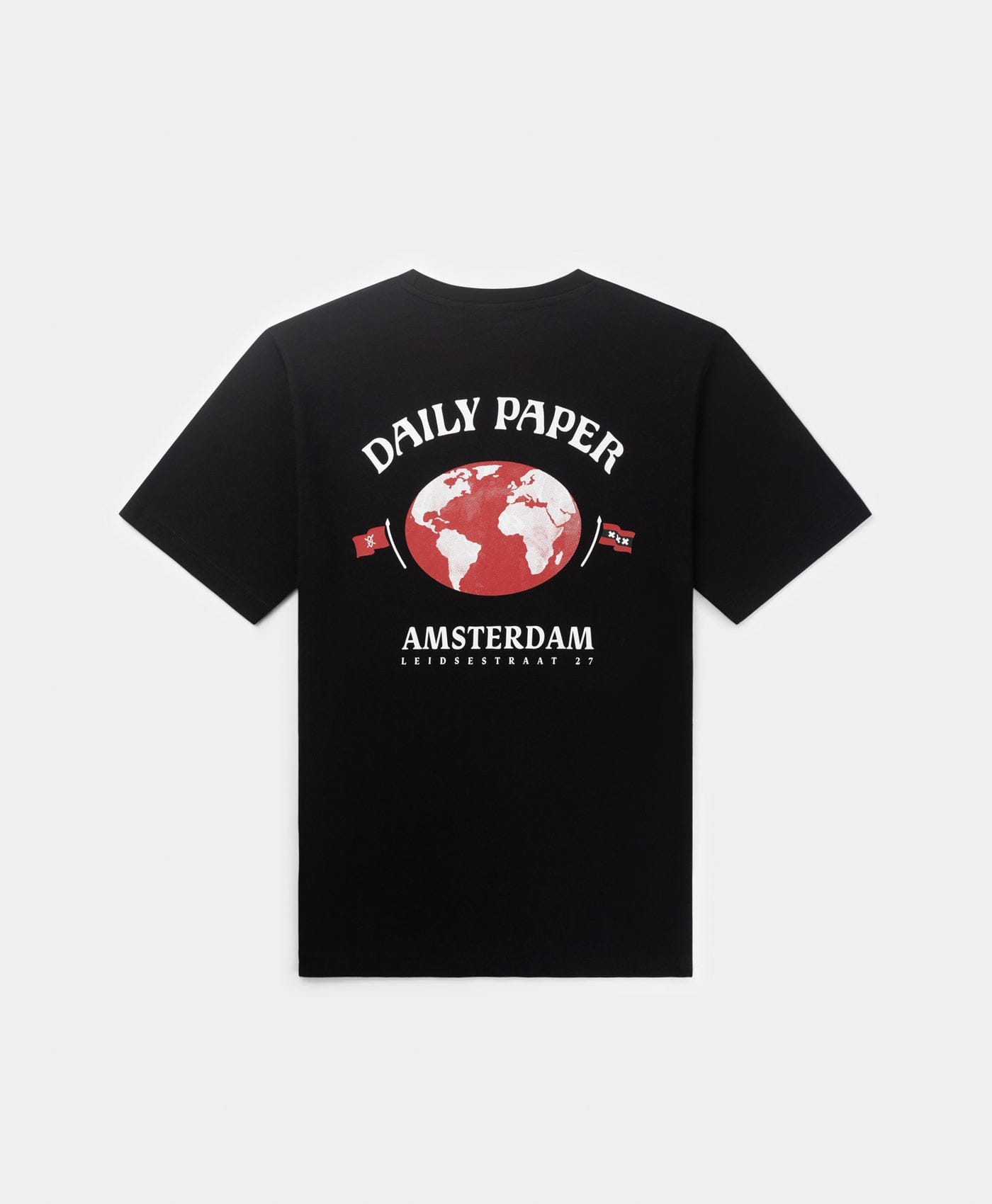 Daily Paper Worldwide Black Amsterdam Store T - Shirt