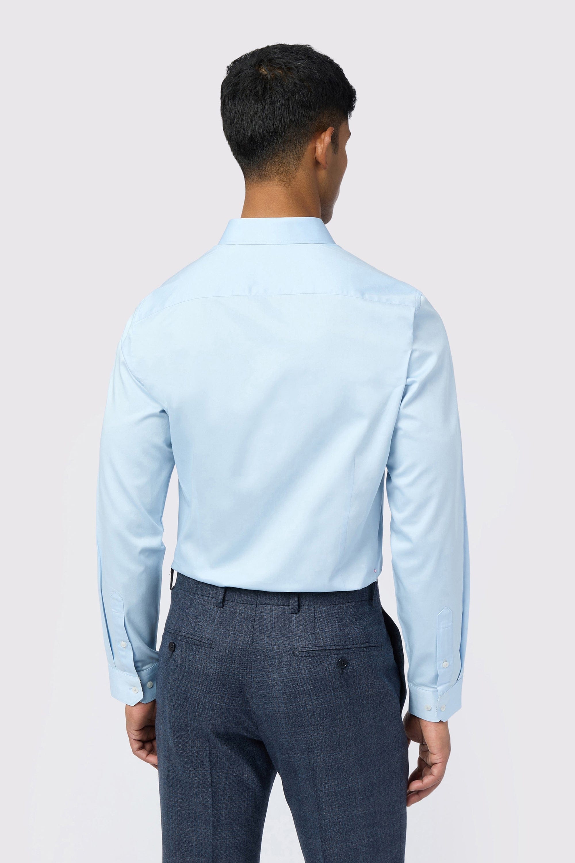 Blue Felix - Felix Stretch Blue Slim Shirt Blue
