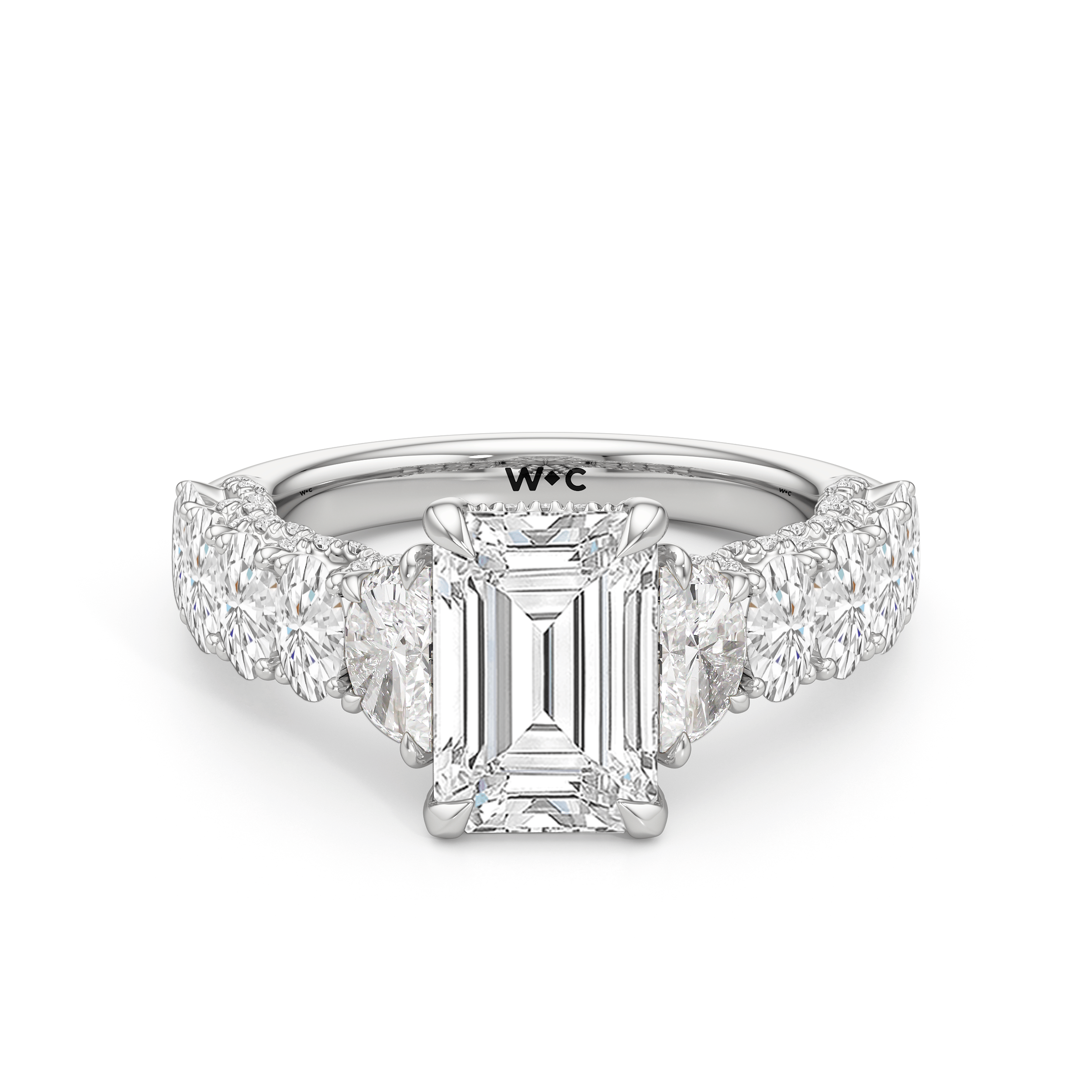 RING The Roosevelt Three Stone Ring - Home Preview