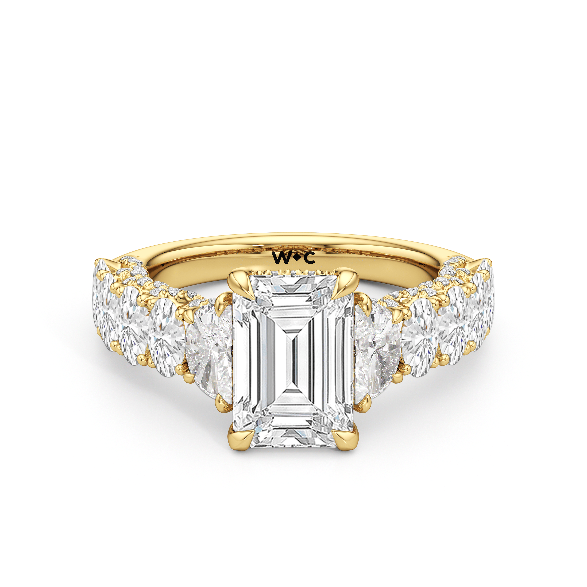 RING The Roosevelt Three Stone Ring - Home Preview