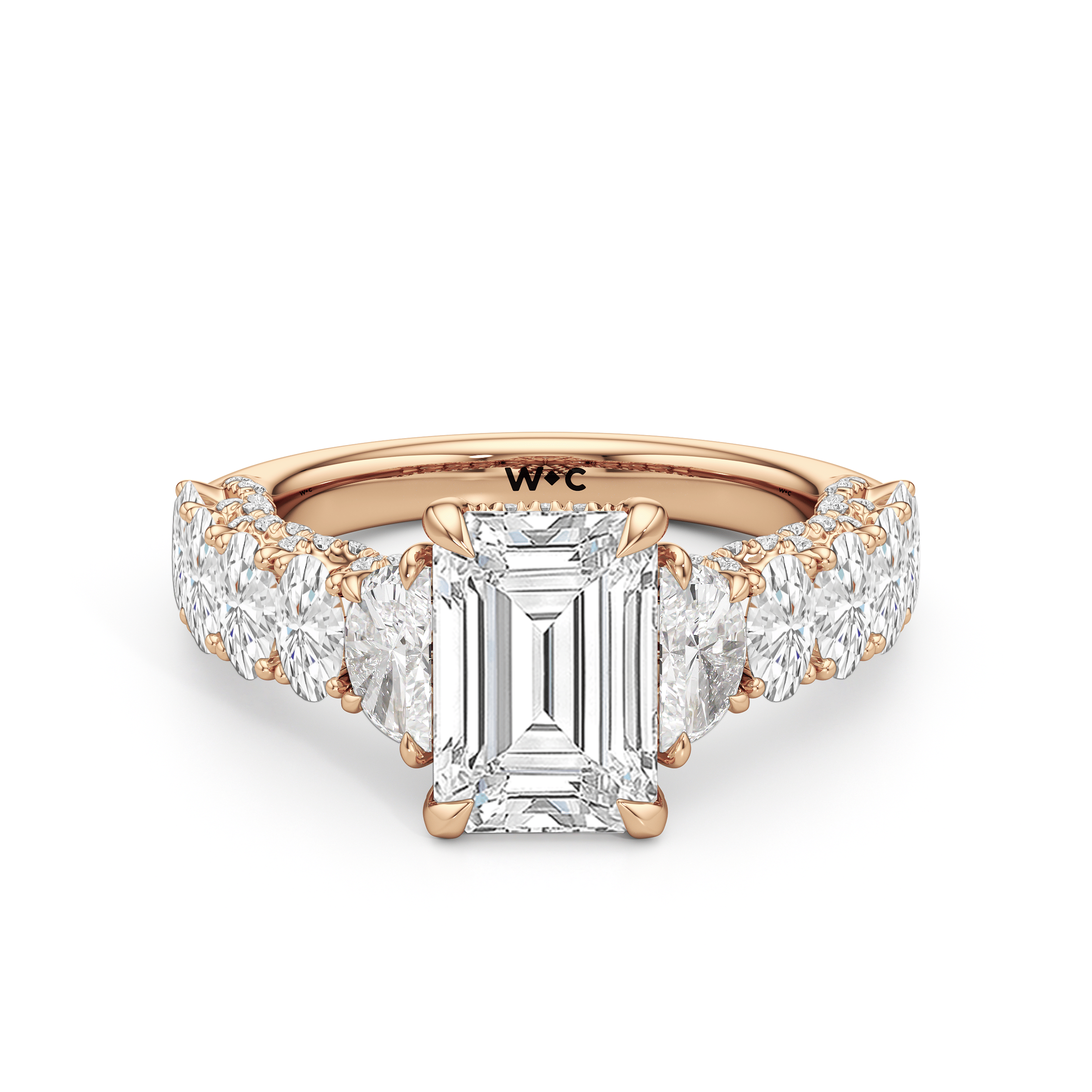 RING The Roosevelt Three Stone Ring - Home Preview