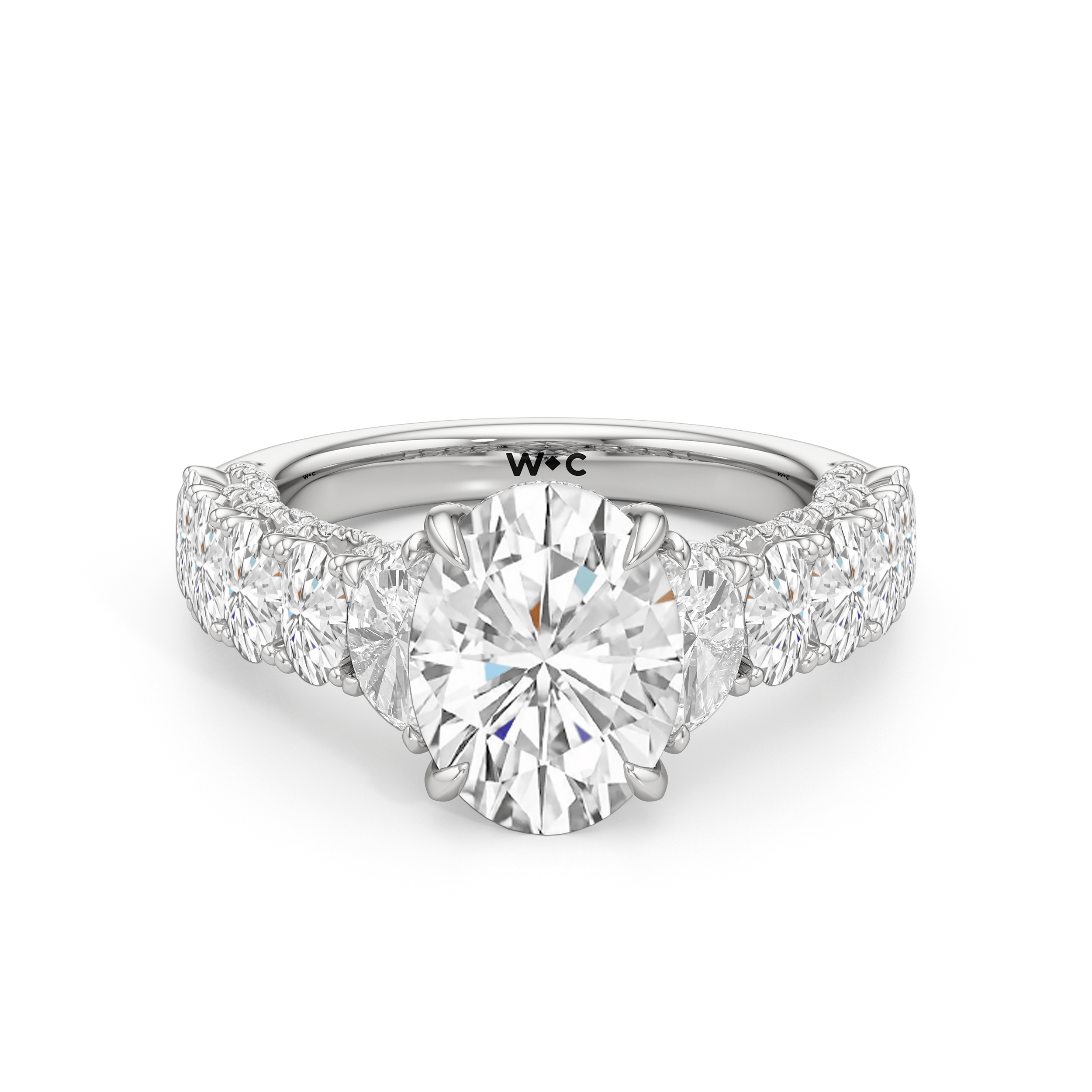 RING The Roosevelt Three Stone Ring - Home Preview