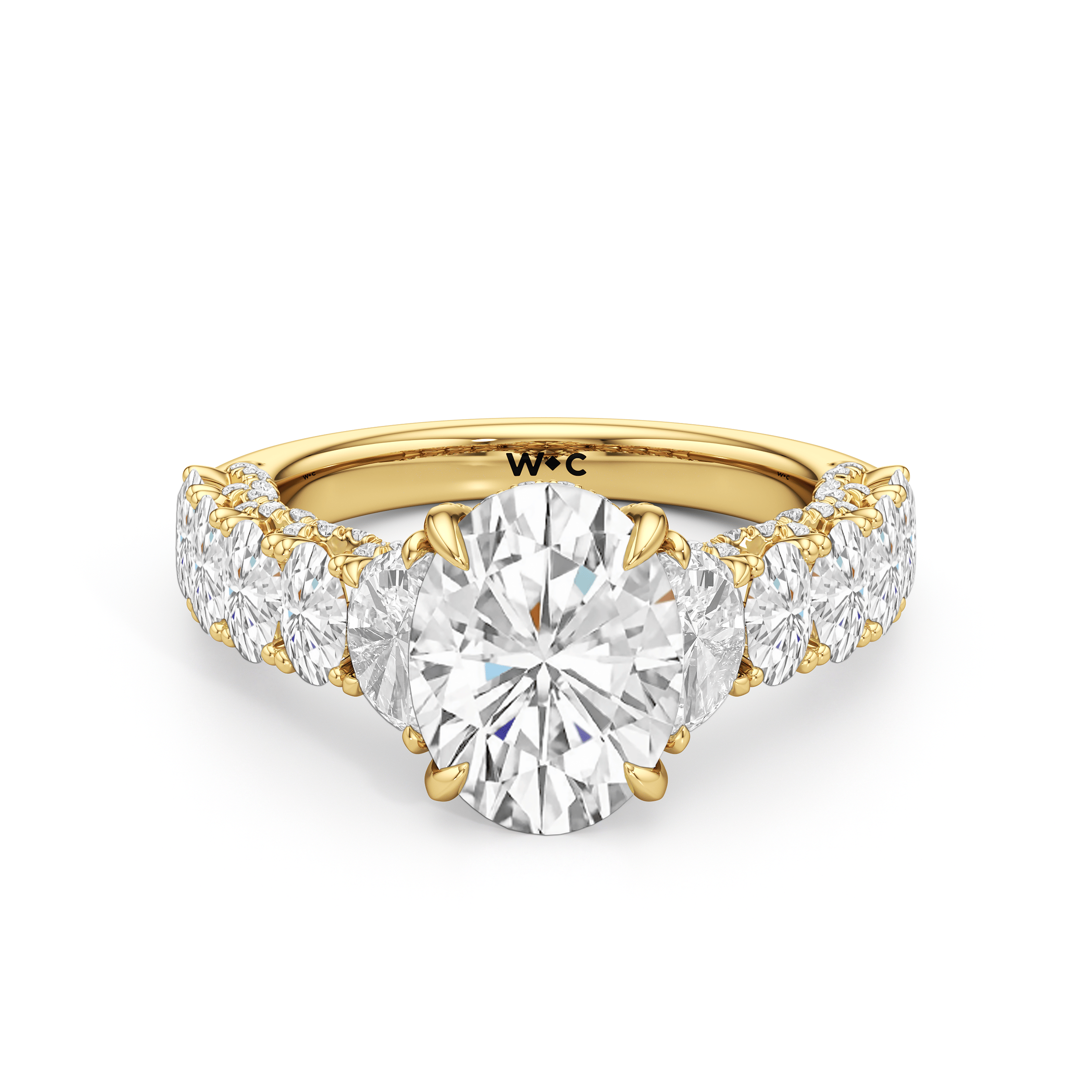 RING The Roosevelt Three Stone Ring - Home Preview