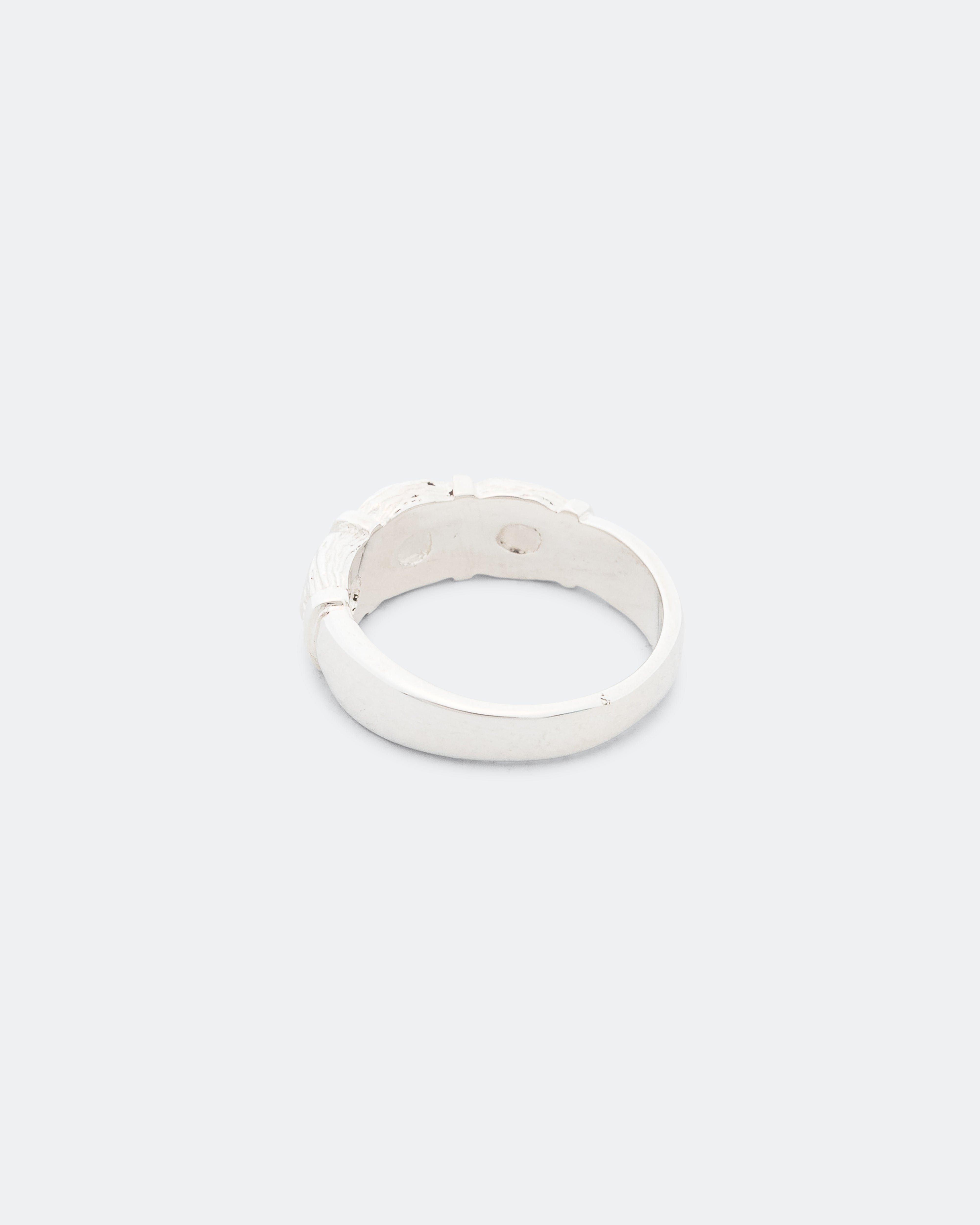 Bleue Burnham Window Box Ring Impression - 925 Silver