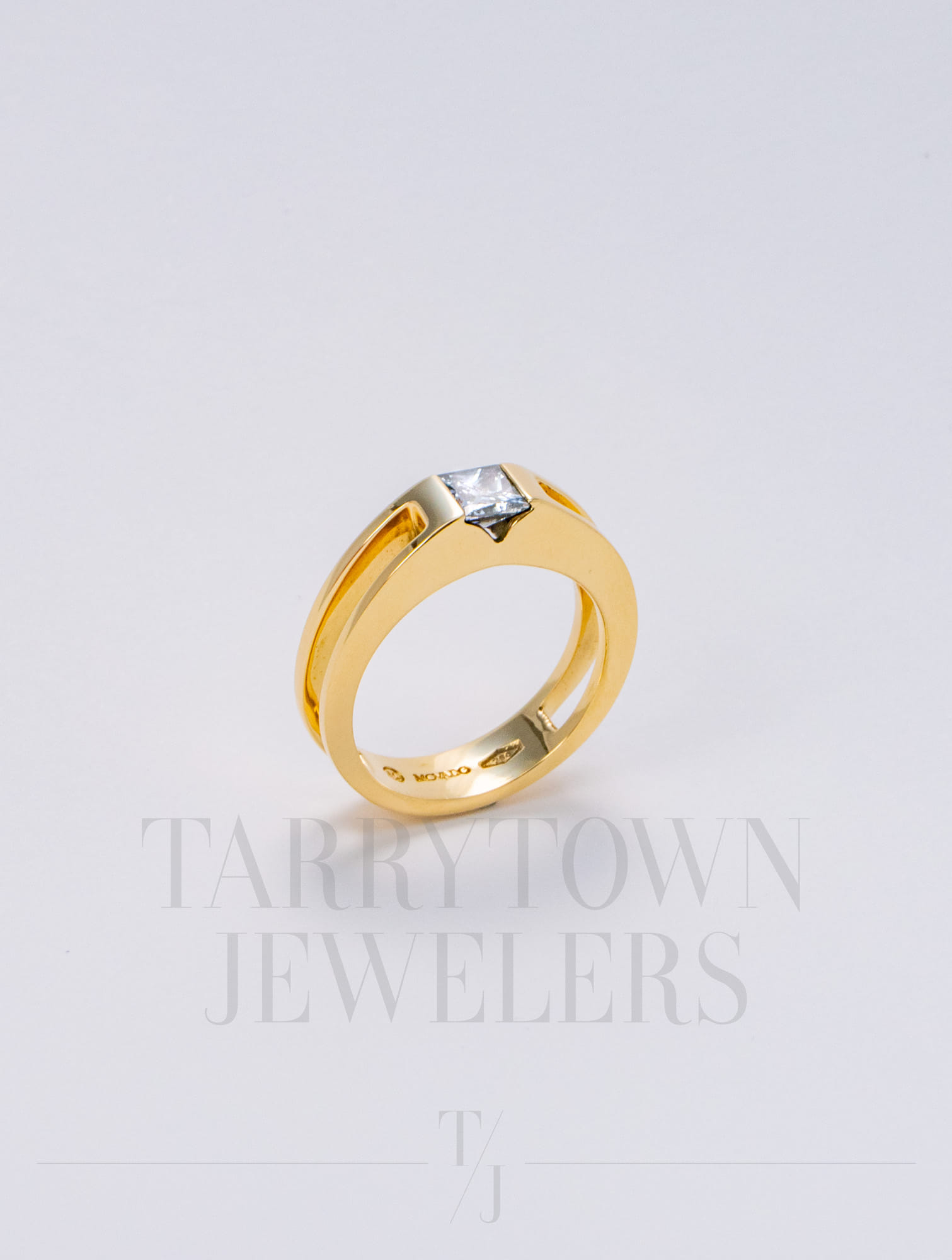 Movado Gold and Diamond Ring