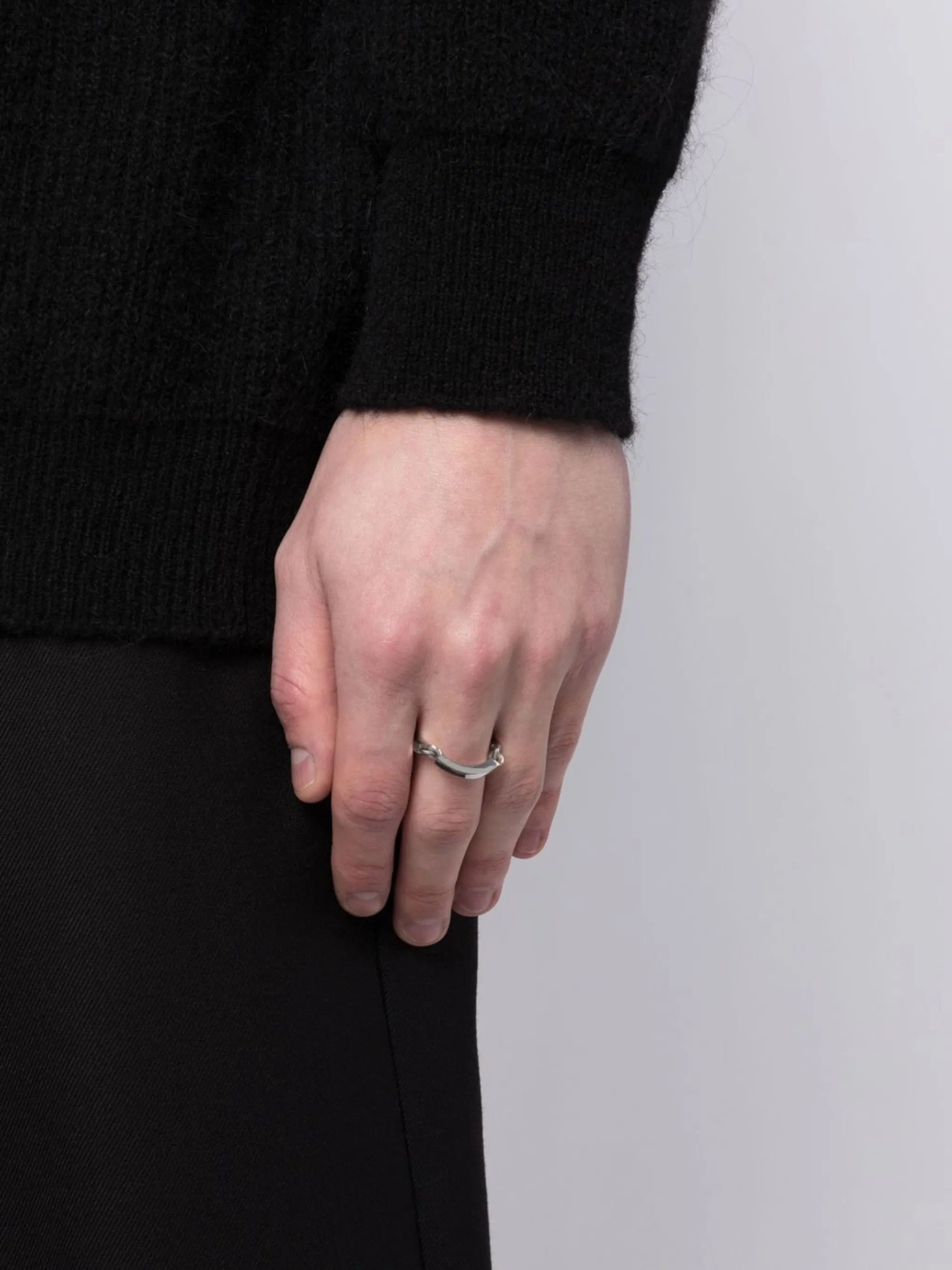 MAOR sterling silver Aphelion ring