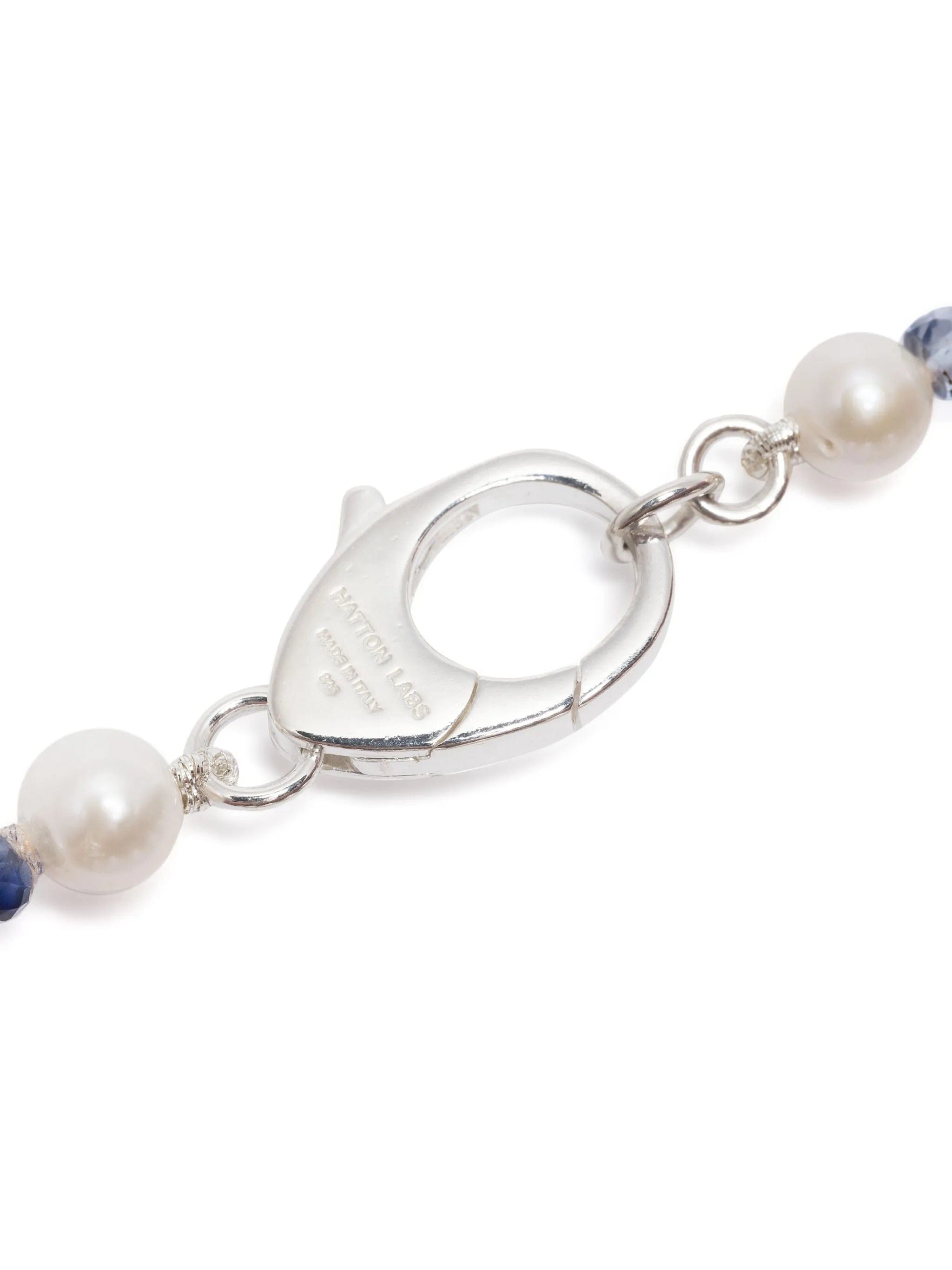 Hatton Labs pearl sterling silver bracelet