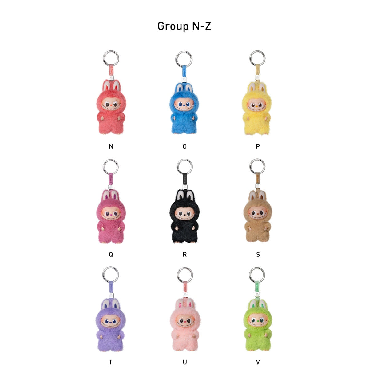 Popmart Labubu (The Monsters) - Pin for Love Series - Plush Pendant Blind Box (N - Z)