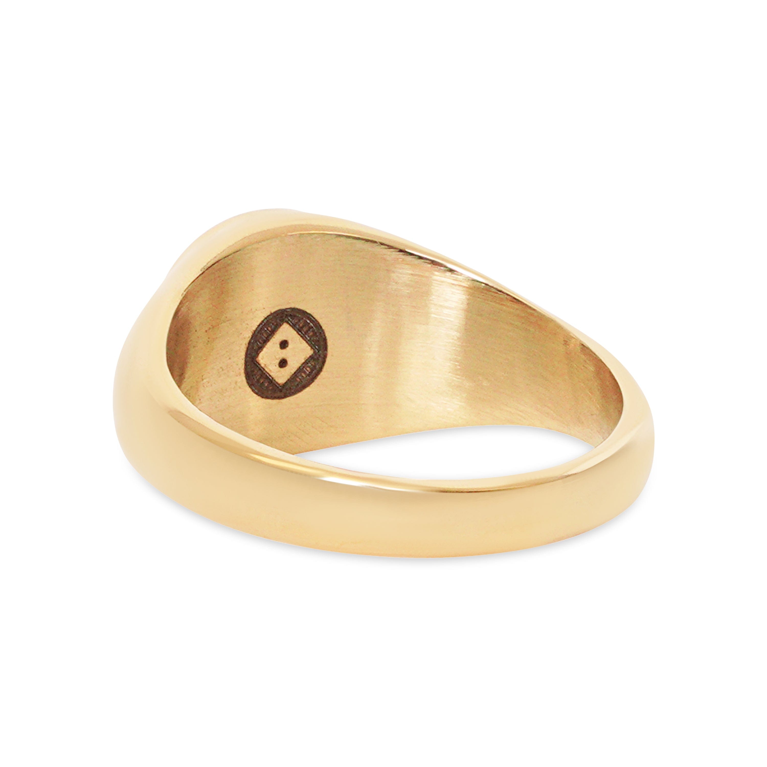 UN:IK Jewellery Angel Signet Ring - Gold