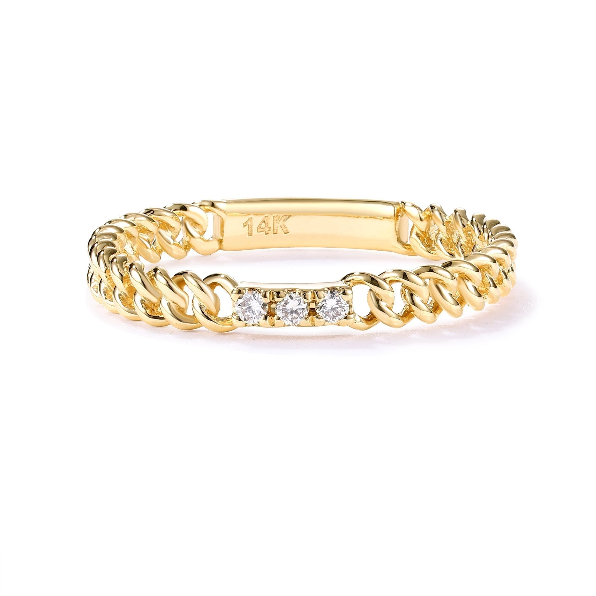 Dialust Trinity Gleam Diamond Ring