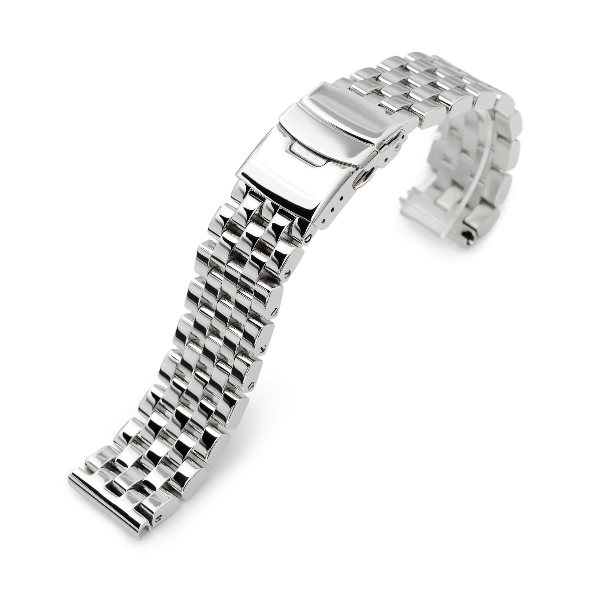 Miltat Super Engineer I Polished 316 l Stainless Steel Watch Bracelet