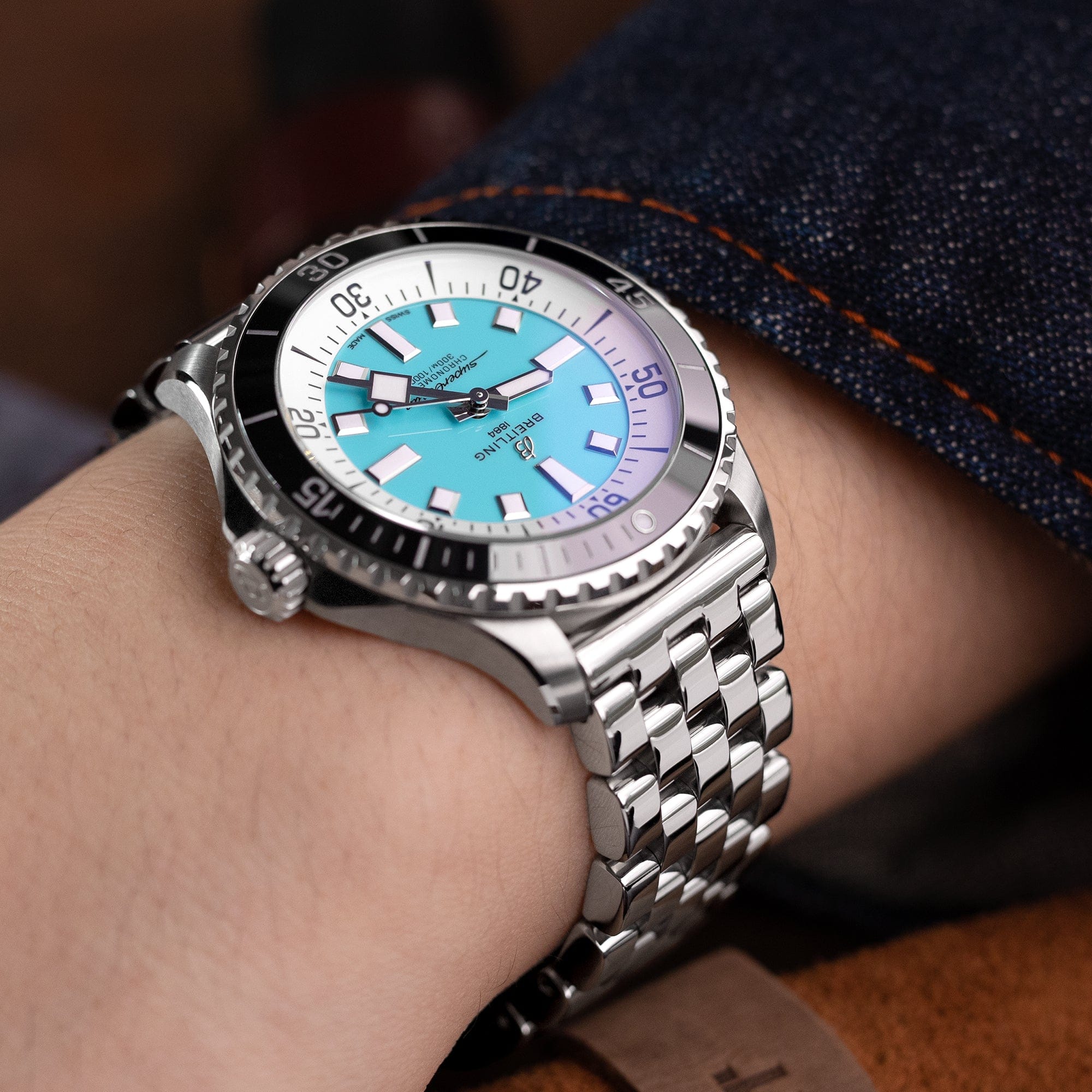 Miltat Super Engineer I Polished 316 l Stainless Steel Watch Bracelet