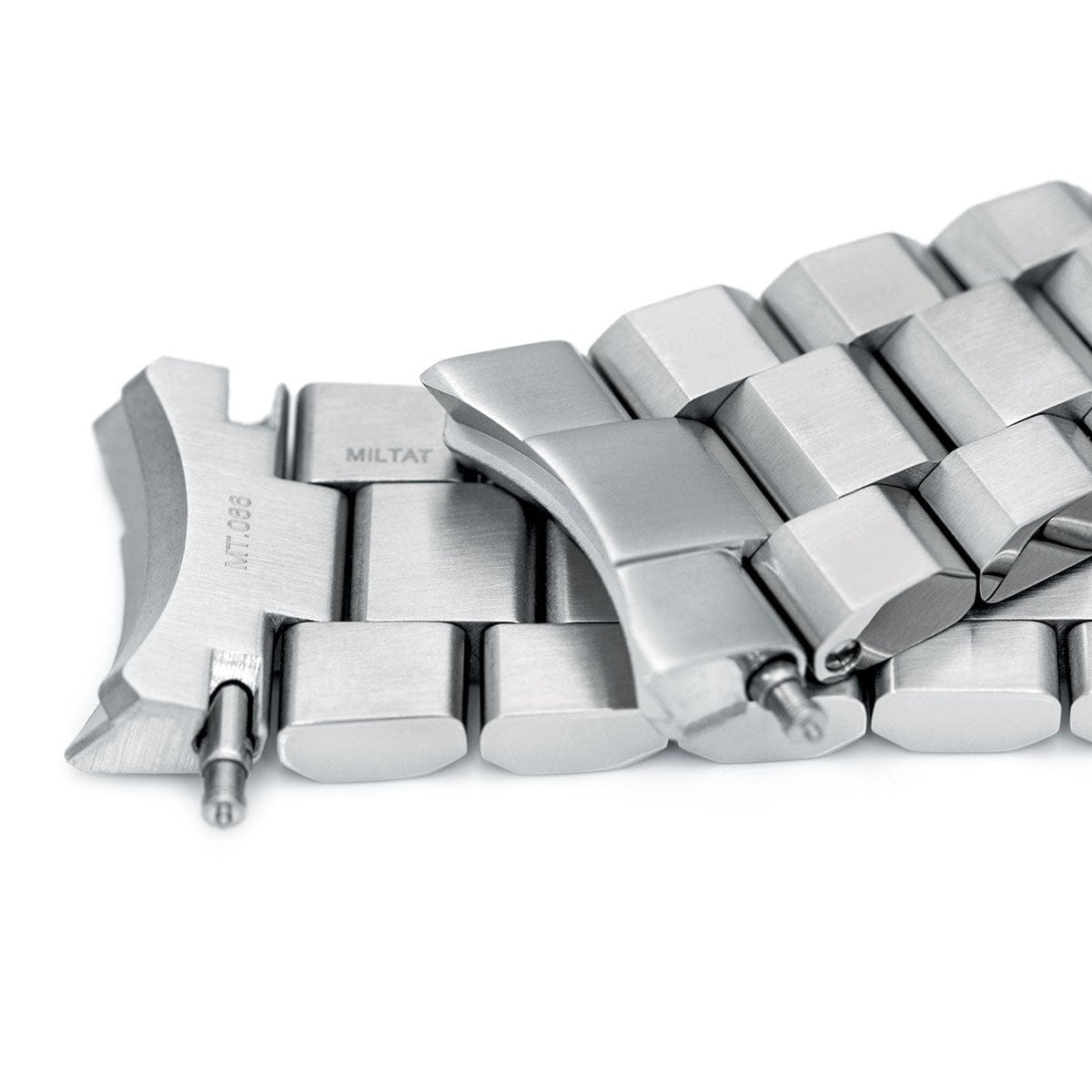 Miltat Hexad 22 mm Stainless Steel watch Bracelet for Seiko Samurai SRPB51 SRPB09 SRPC93
