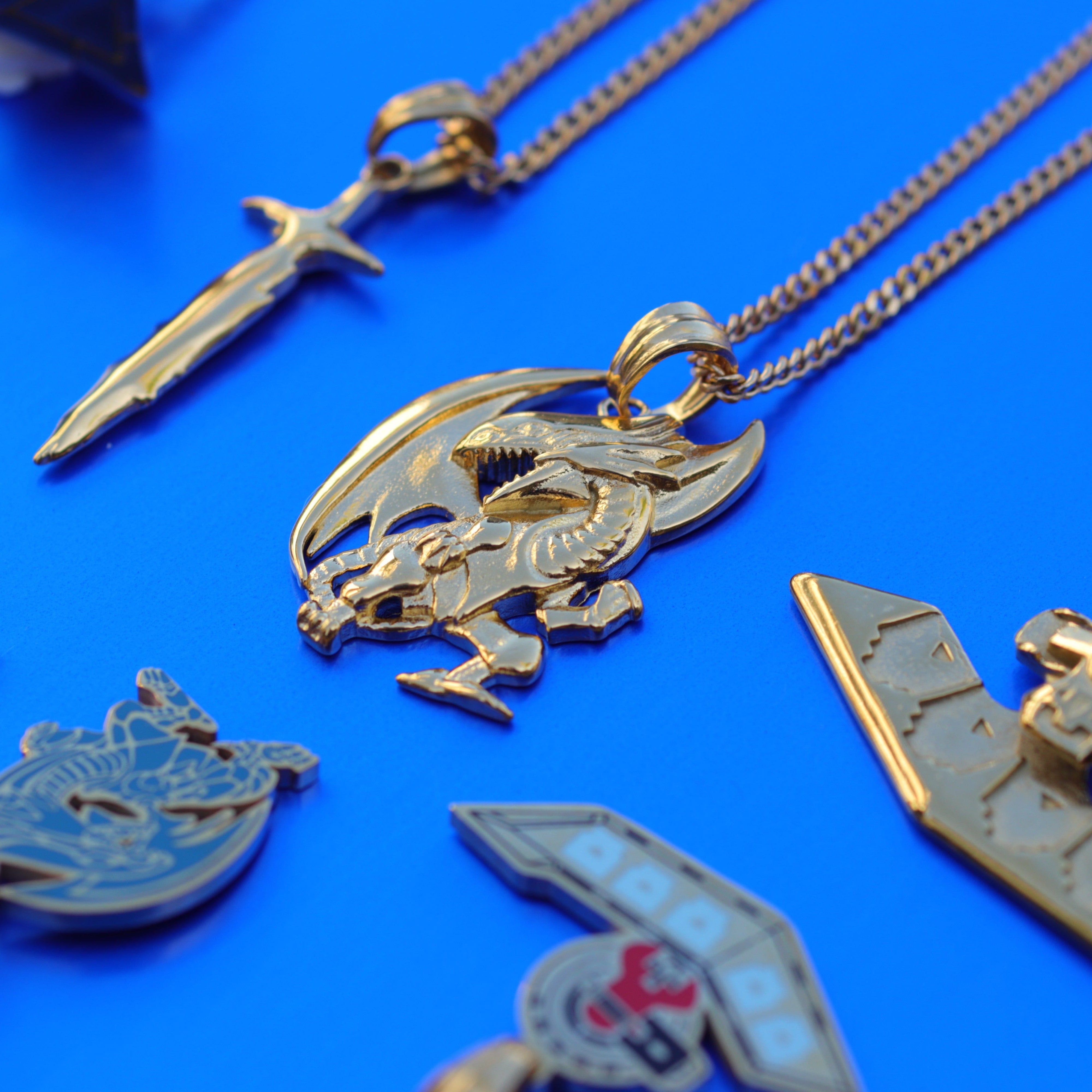 Misterverse Yu - Gi - Oh!™ Blue Eyes White Dragon Pendant