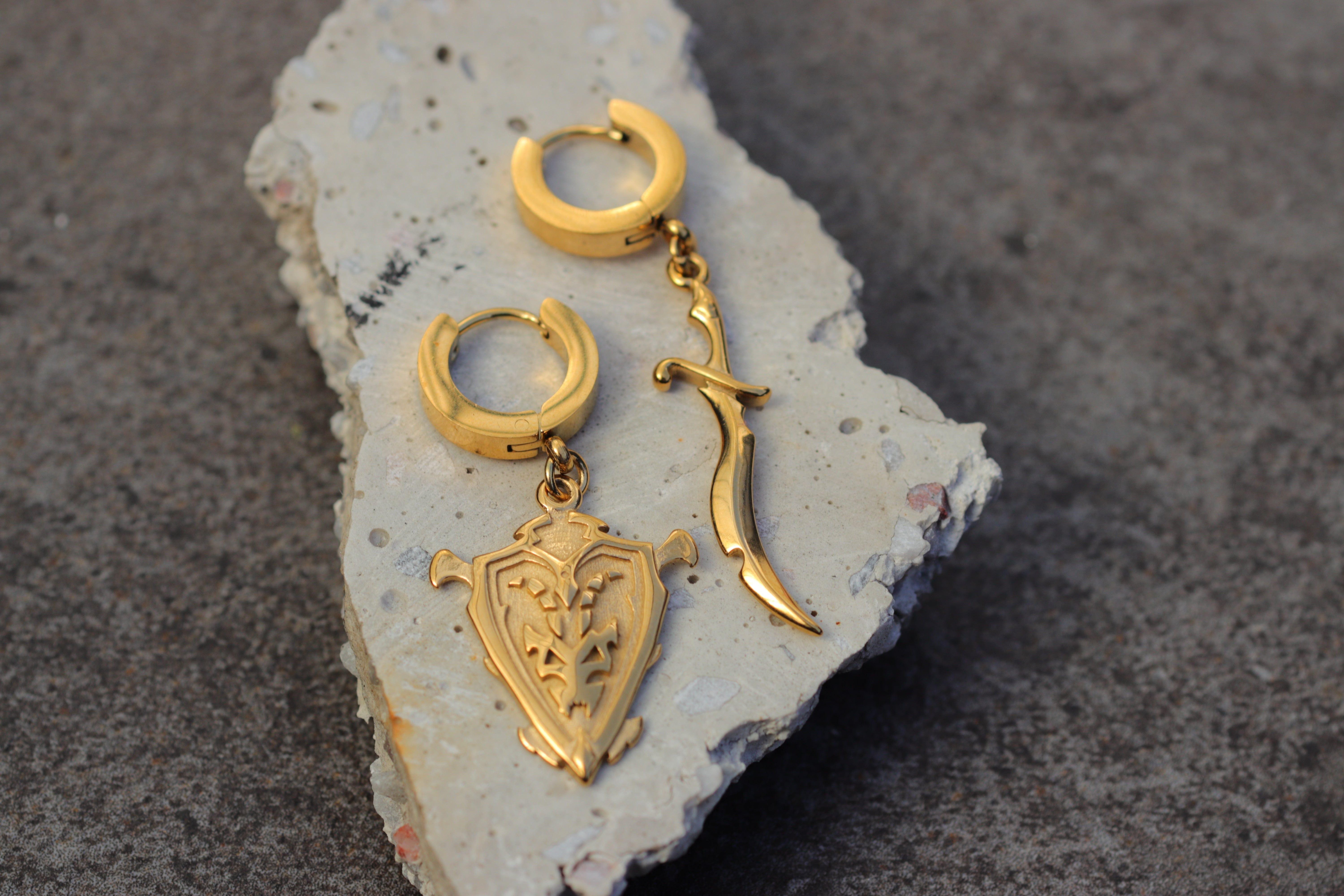 Misterverse Yu - Gi - Oh!™ Black Luster Soldier Earrings