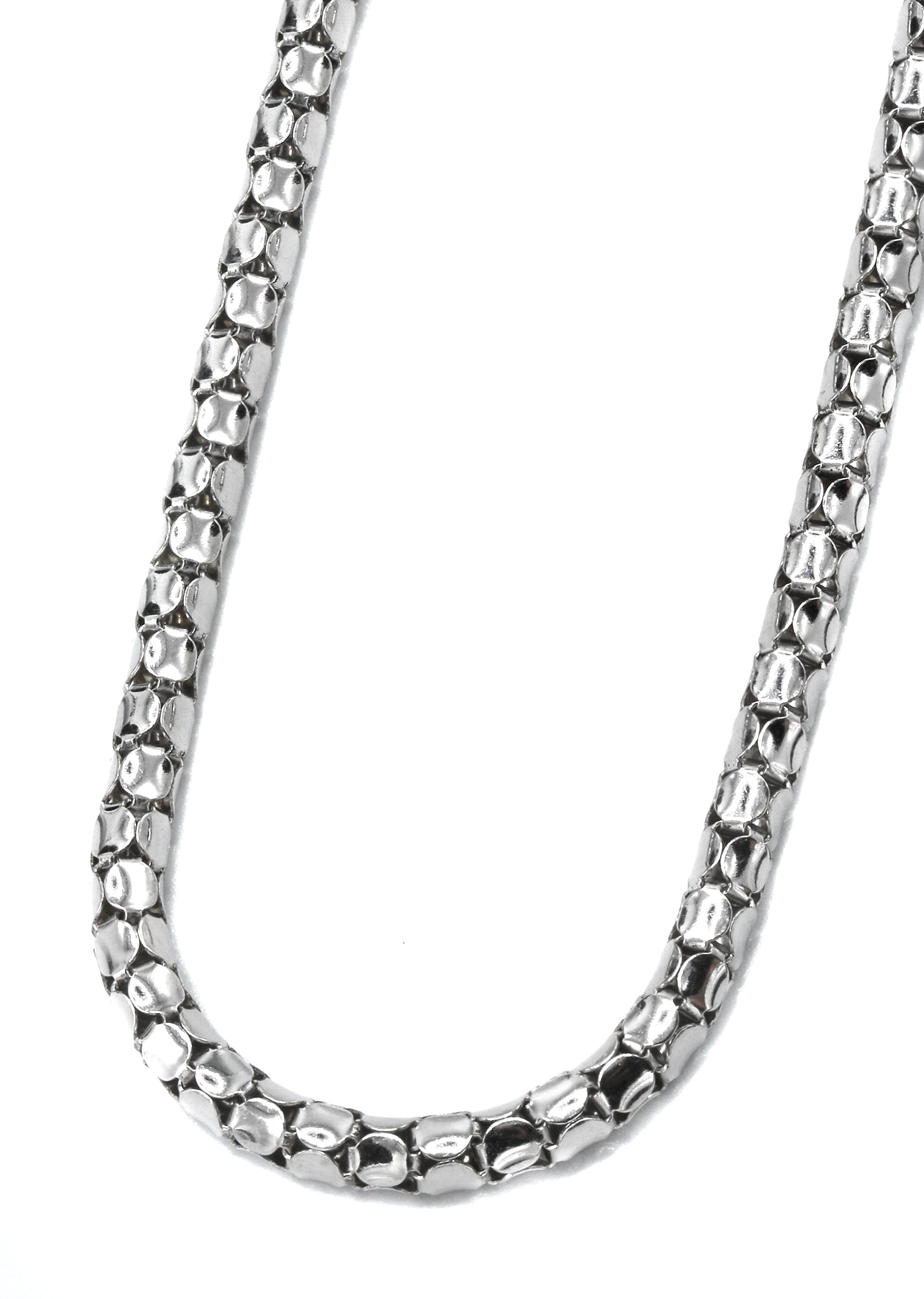 Manufacturer 43 Silver Chain - Mens White Chain / Coreana Chain / 2 mm