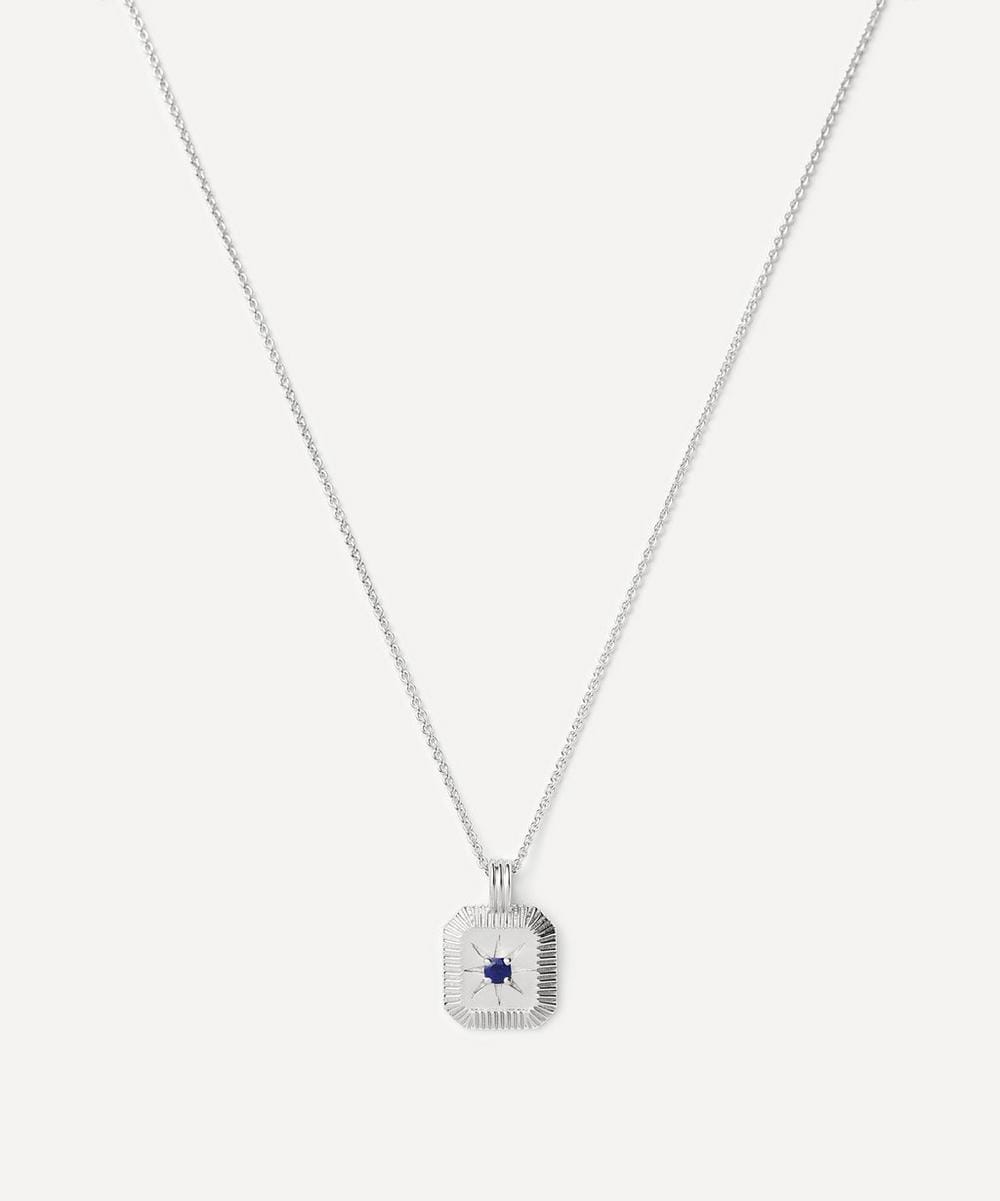 Missoma Sterling Silver September Birthstone Pendant Necklace