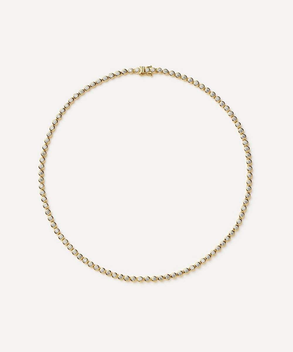 Missoma 18ct Gold - Plated Tennis Round Necklace