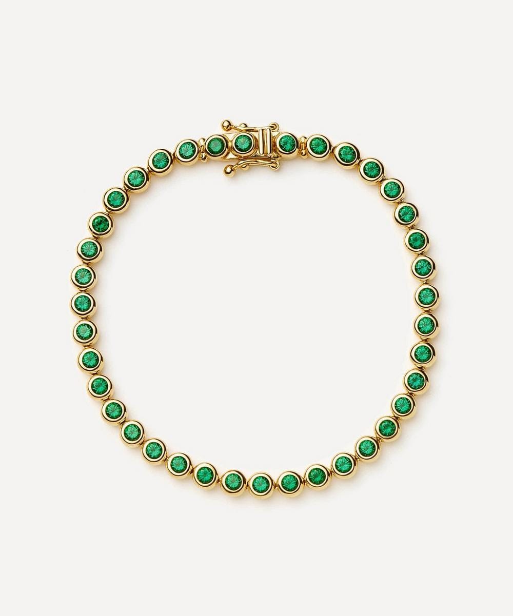 Missoma 18ct Gold - Plated Vermeil Silver Tennis Round Bracelet