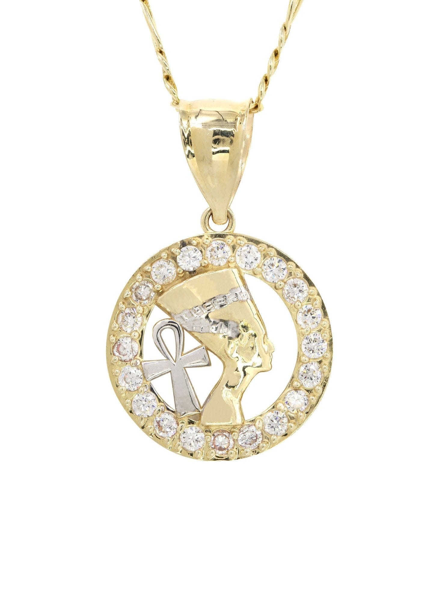 Manufacturer 1 10K Yellow Gold Figaro Pharaoh Necklace | Appx. 10.2 Grams