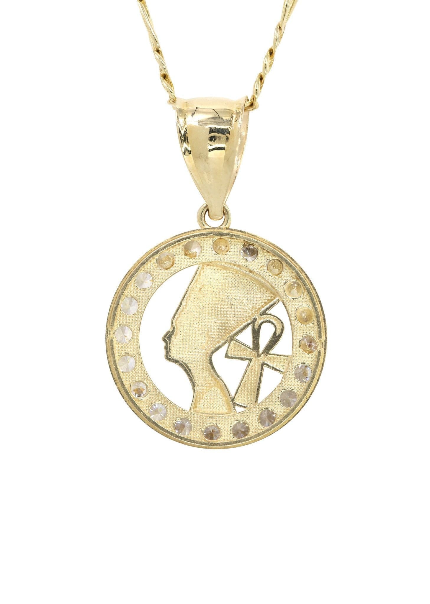 Manufacturer 1 10K Yellow Gold Figaro Pharaoh Necklace | Appx. 10.2 Grams